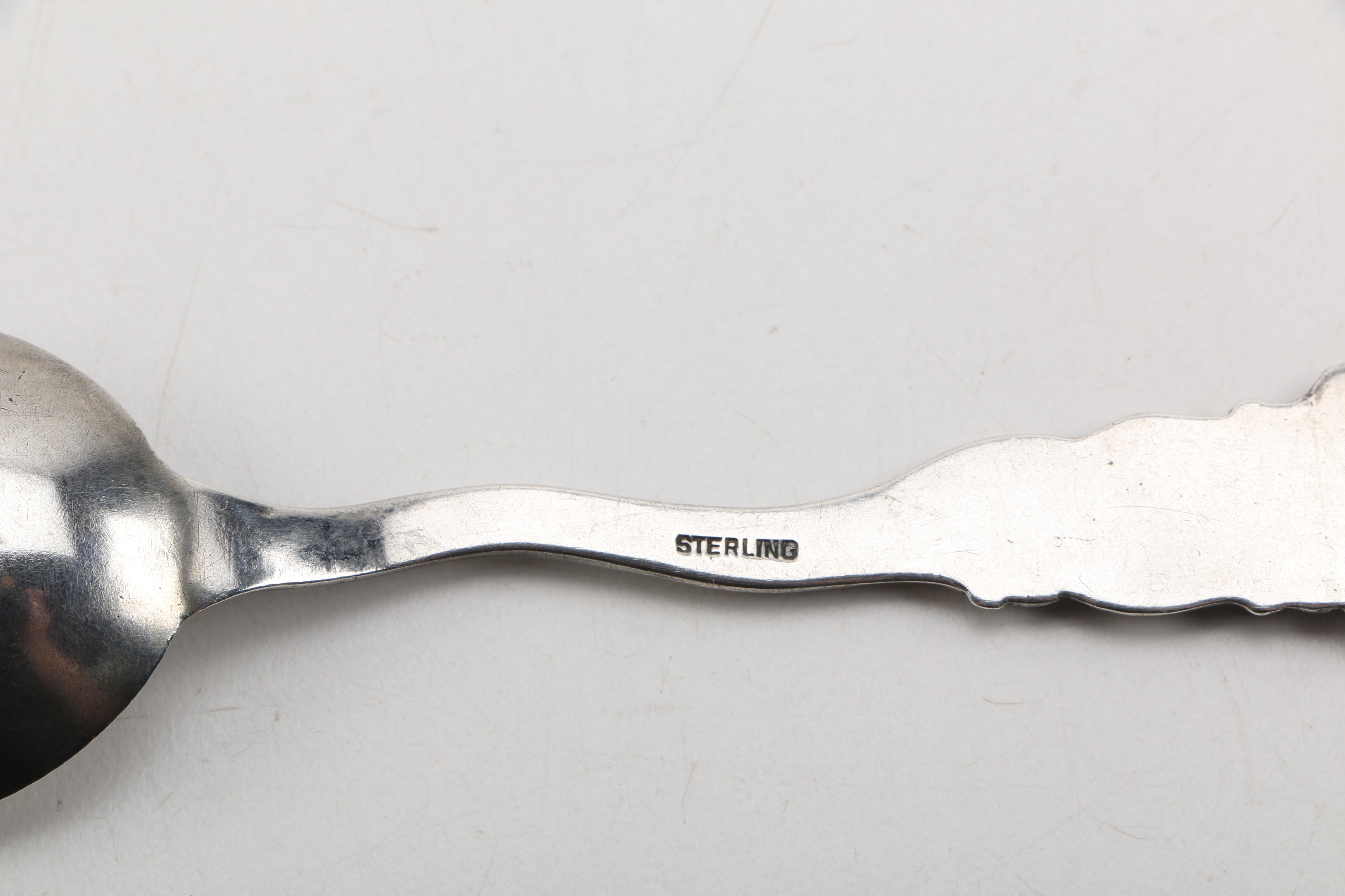 Sterling and 800 Silver Spoons Featuring Franz Bahner