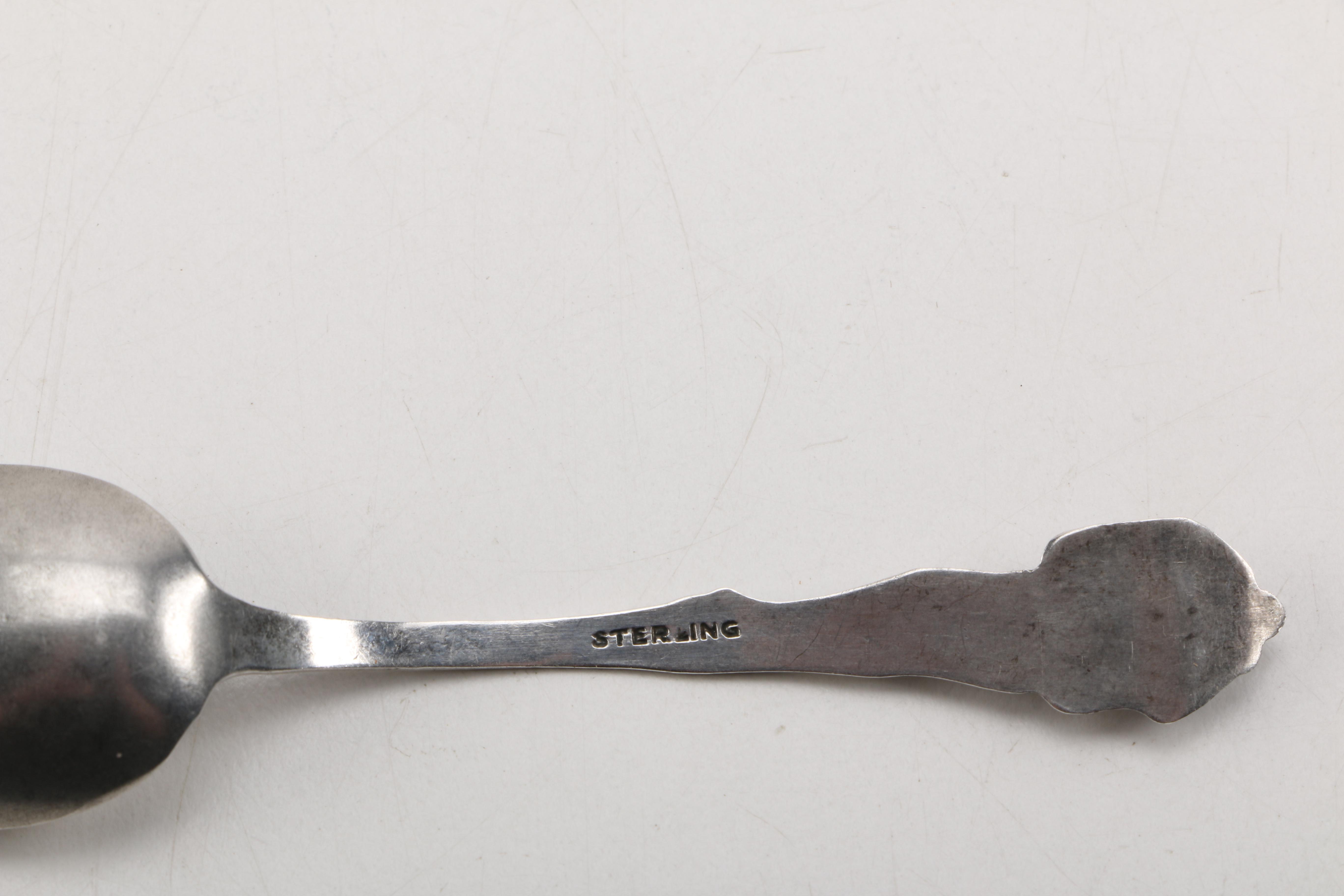 Sterling and 800 Silver Spoons Featuring Franz Bahner