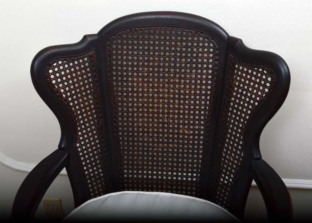Caned Back Armchair
