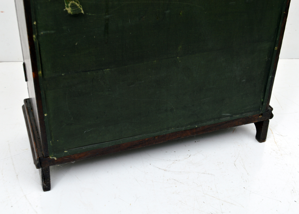 Antique Tiger Oak Apothecary Cabinet