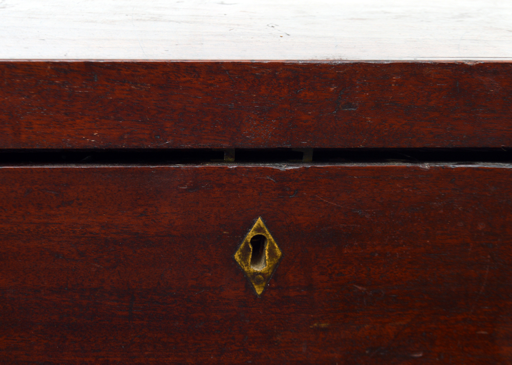 Vintage Campaign Travel Writing Desk on Stand