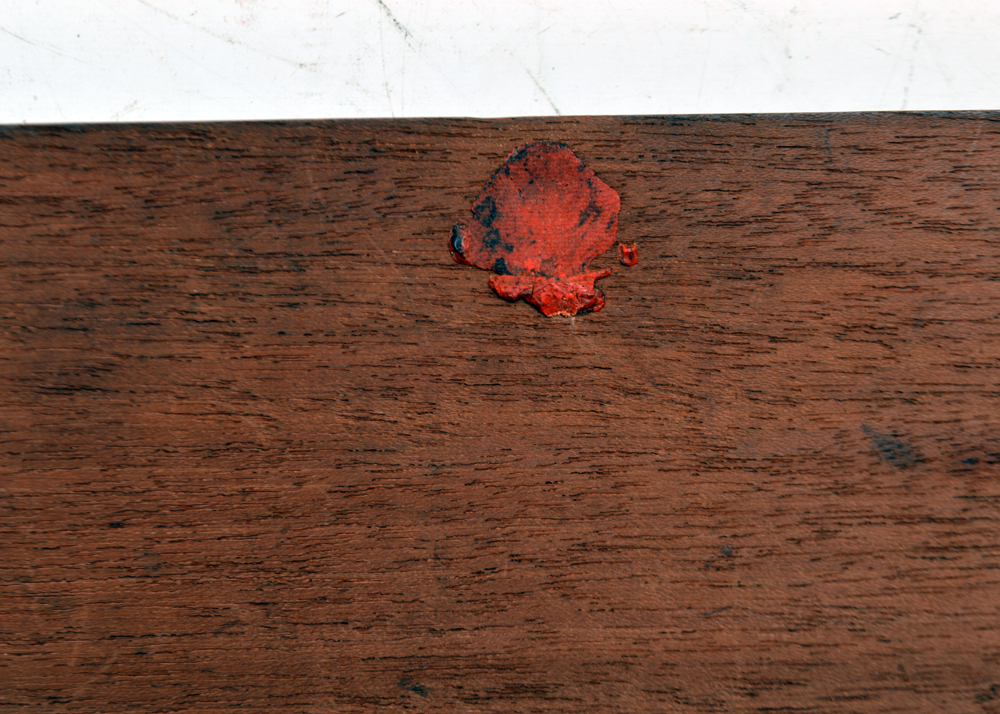 Vintage Campaign Travel Writing Desk on Stand