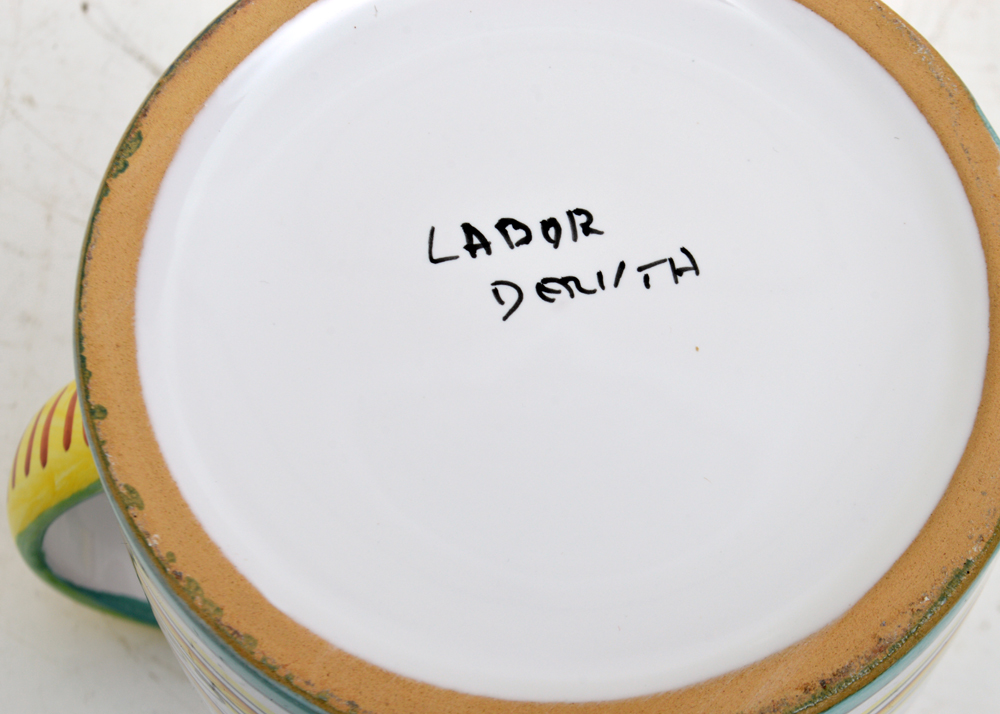 Assortment of Hand-Painted Italian Tableware Including Deruta