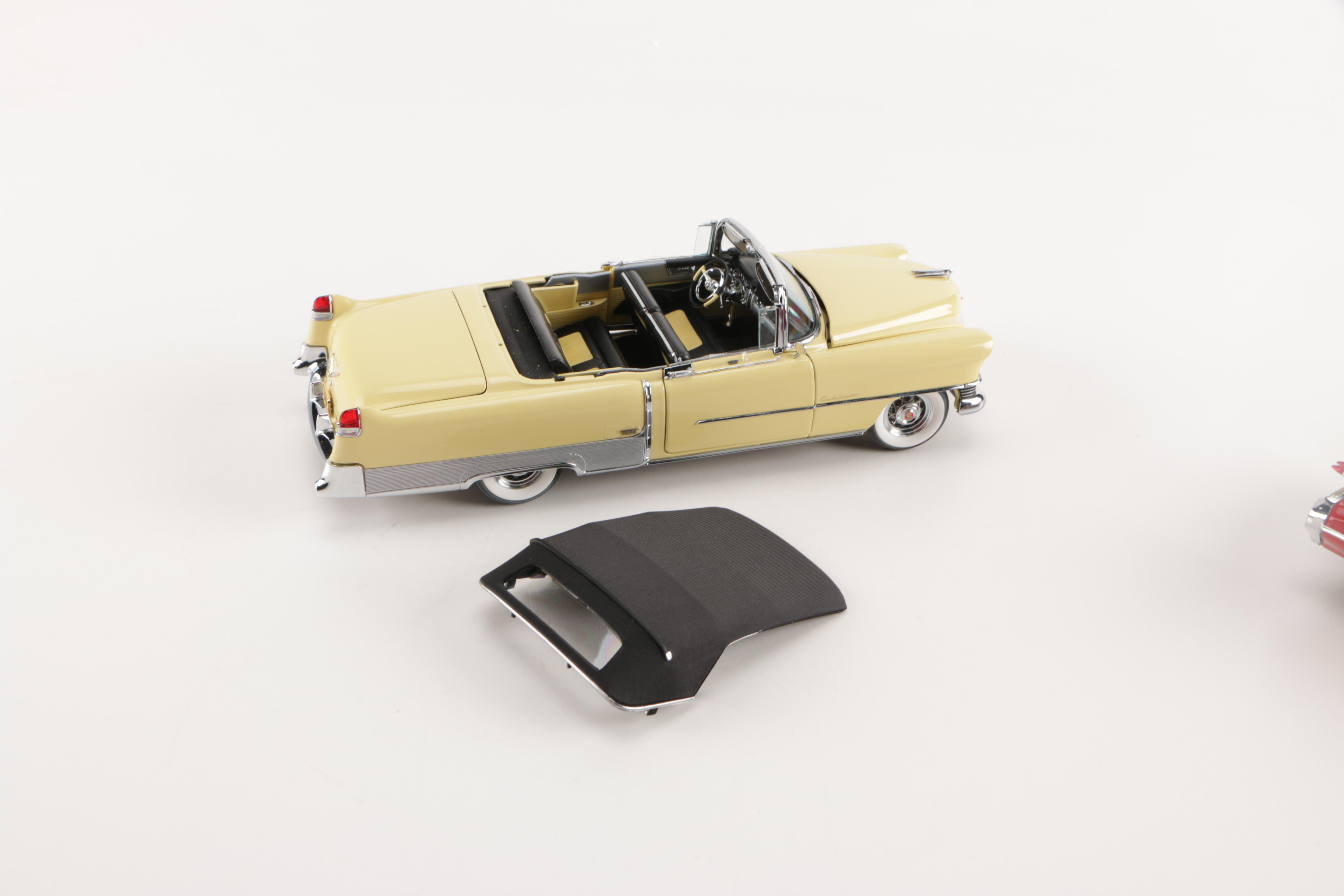 Danbury Mint Die-Cast Cars including "1959 Cadillac Series 62"