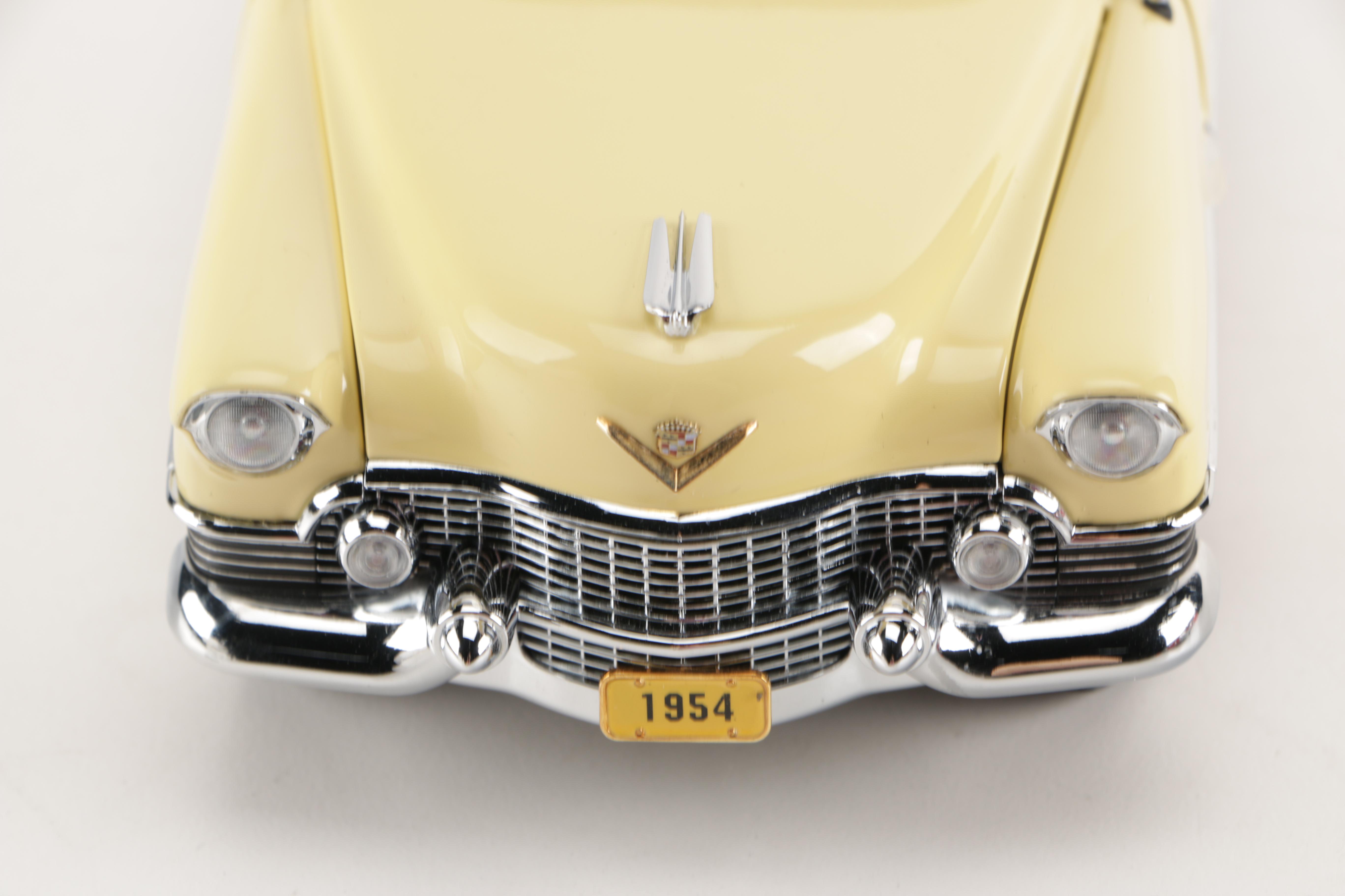 Danbury Mint Die-Cast Cars including "1959 Cadillac Series 62"