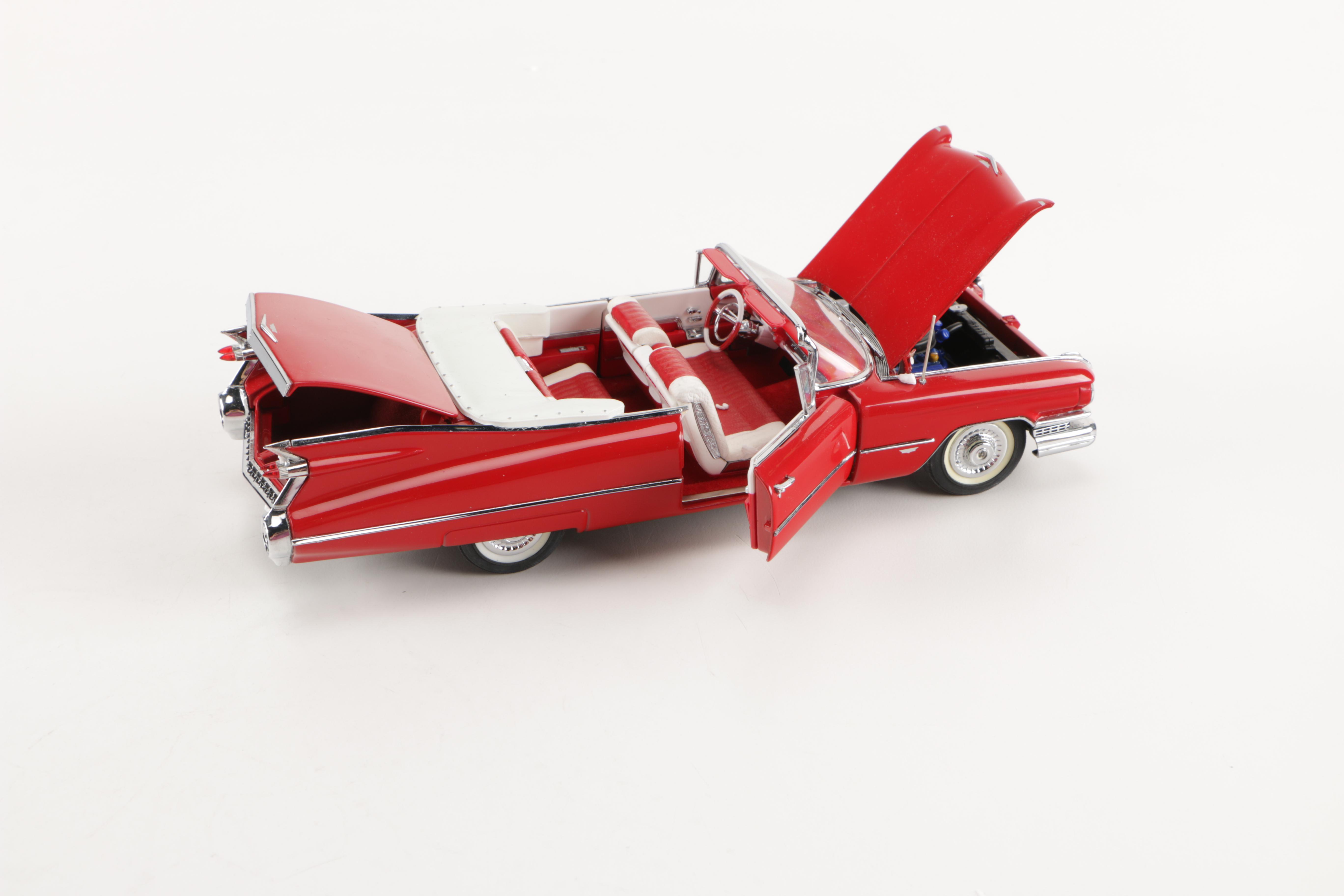 Danbury Mint Die-Cast Cars including "1959 Cadillac Series 62"