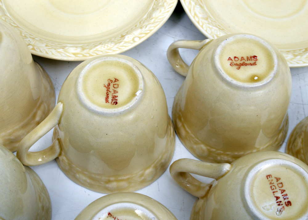 Adams "Della Robia" Titan Ware English Tea Service C.1922-30