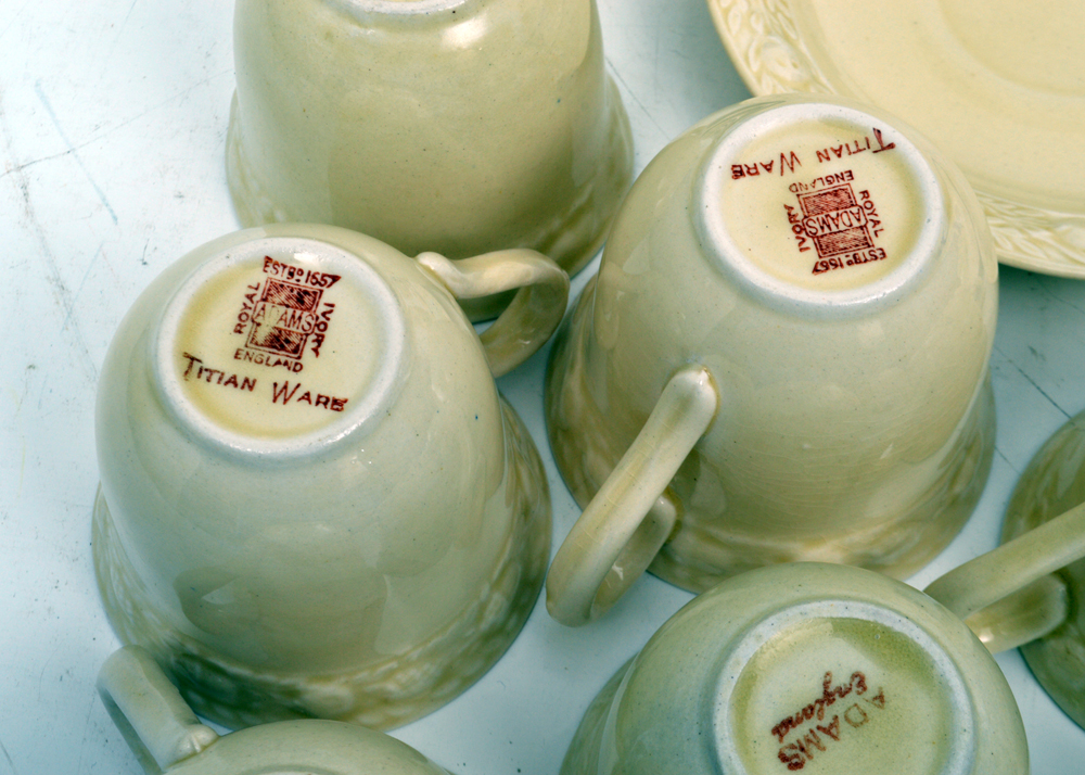 Adams "Della Robia" Titan Ware English Tea Service C.1922-30