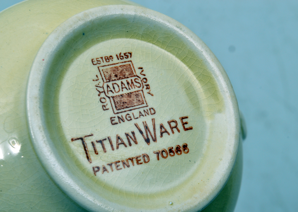 Adams "Della Robia" Titan Ware English Tea Service C.1922-30