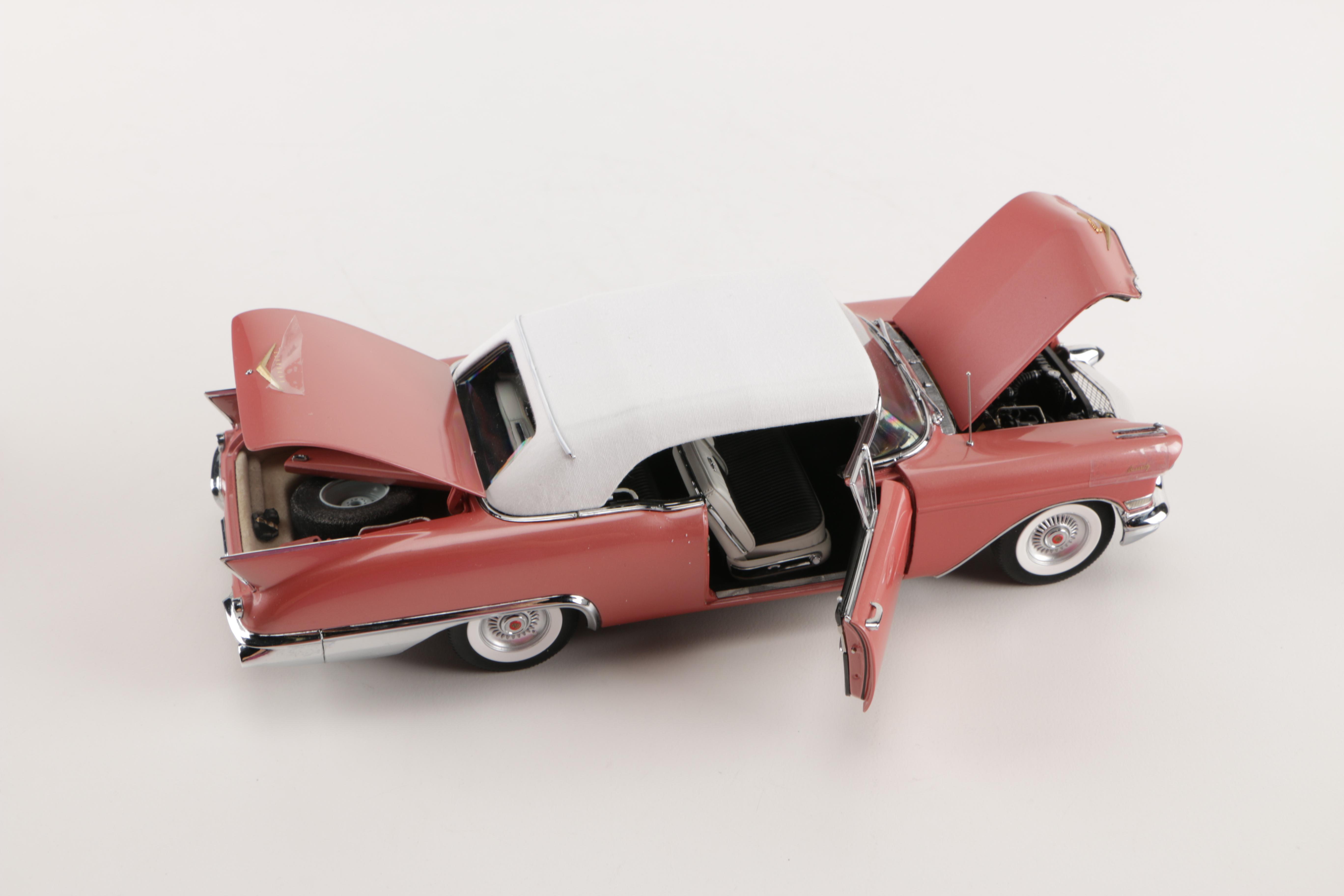 Danbury Mint Die-Cast Cars including "1959 Cadillac Series 62"