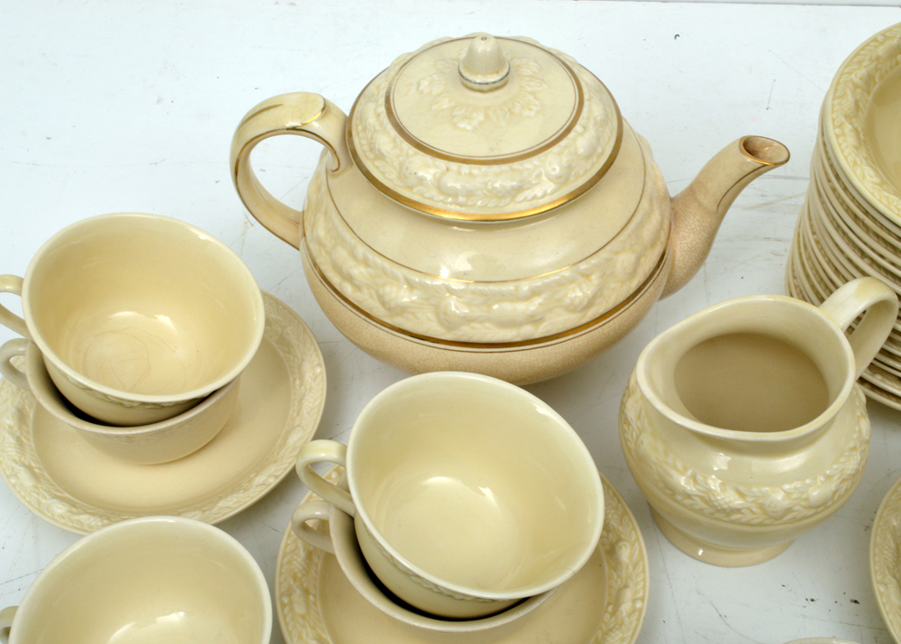 Adams "Della Robia" Titan Ware English Coffee Service C.1922-30
