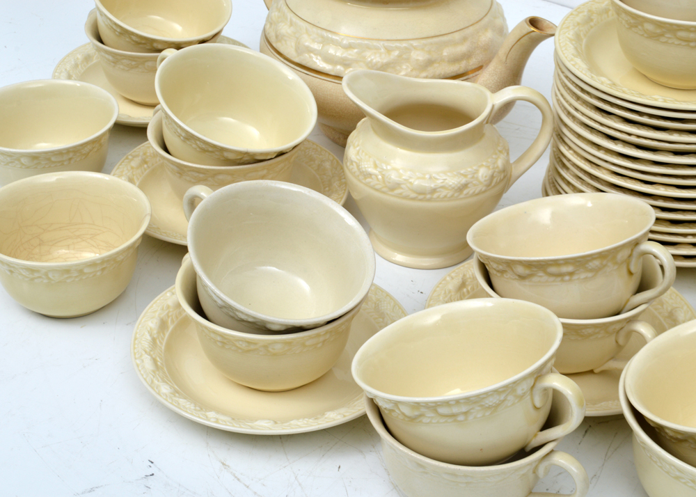 Adams "Della Robia" Titan Ware English Coffee Service C.1922-30