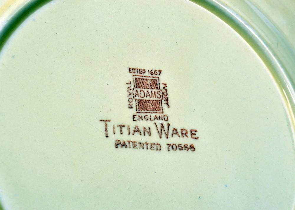 Adams "Della Robia" Titan Ware English Serving Pieces C.1922-30