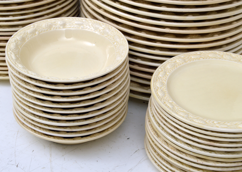 Adams "Della Robia" Titan Ware English Dinner Service C.1922-30