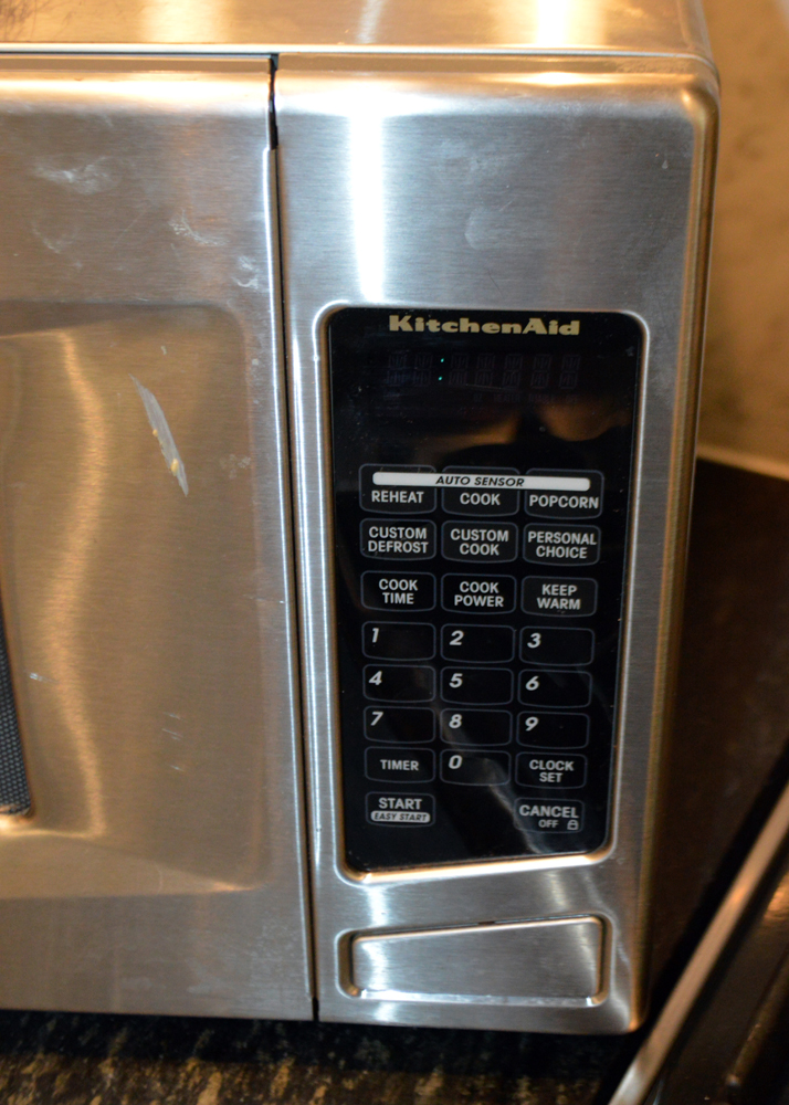 Stainless Steel Kitchen Aid Microwave