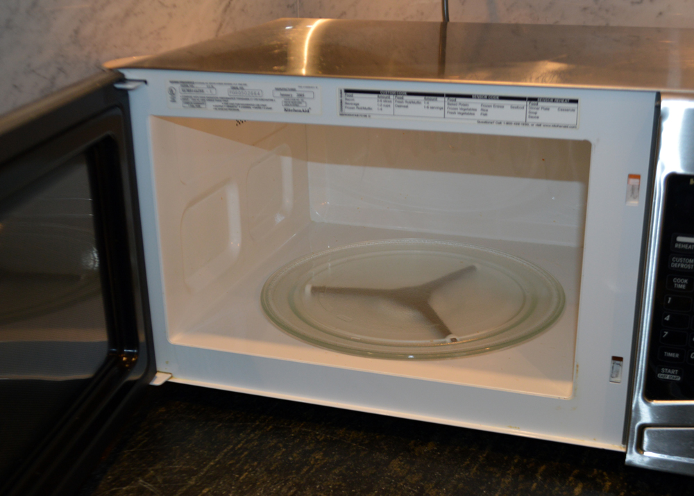 Stainless Steel Kitchen Aid Microwave