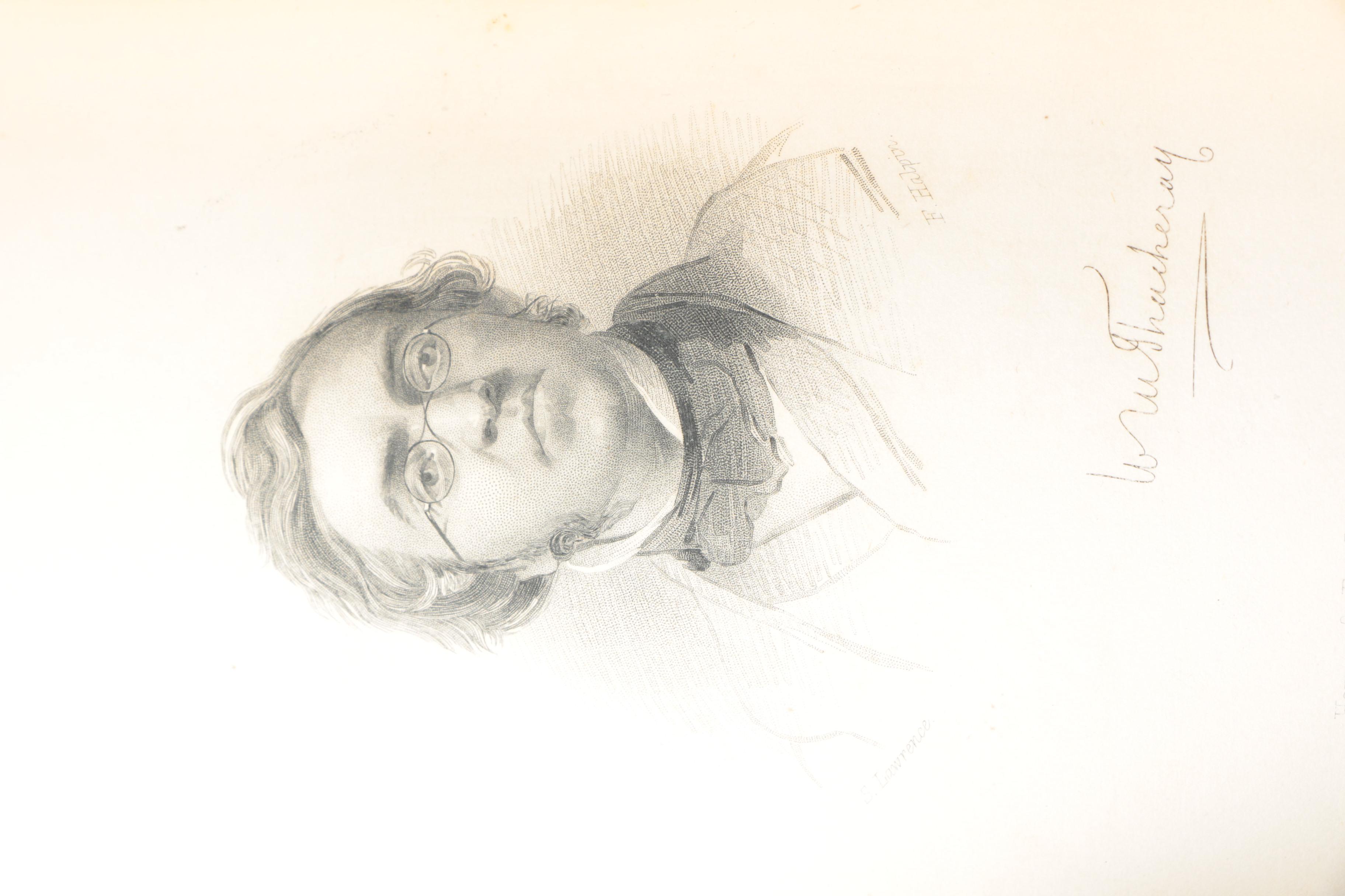 1865 Three Volume Set of "Vanity Fair" by William Makepeace Thackeray