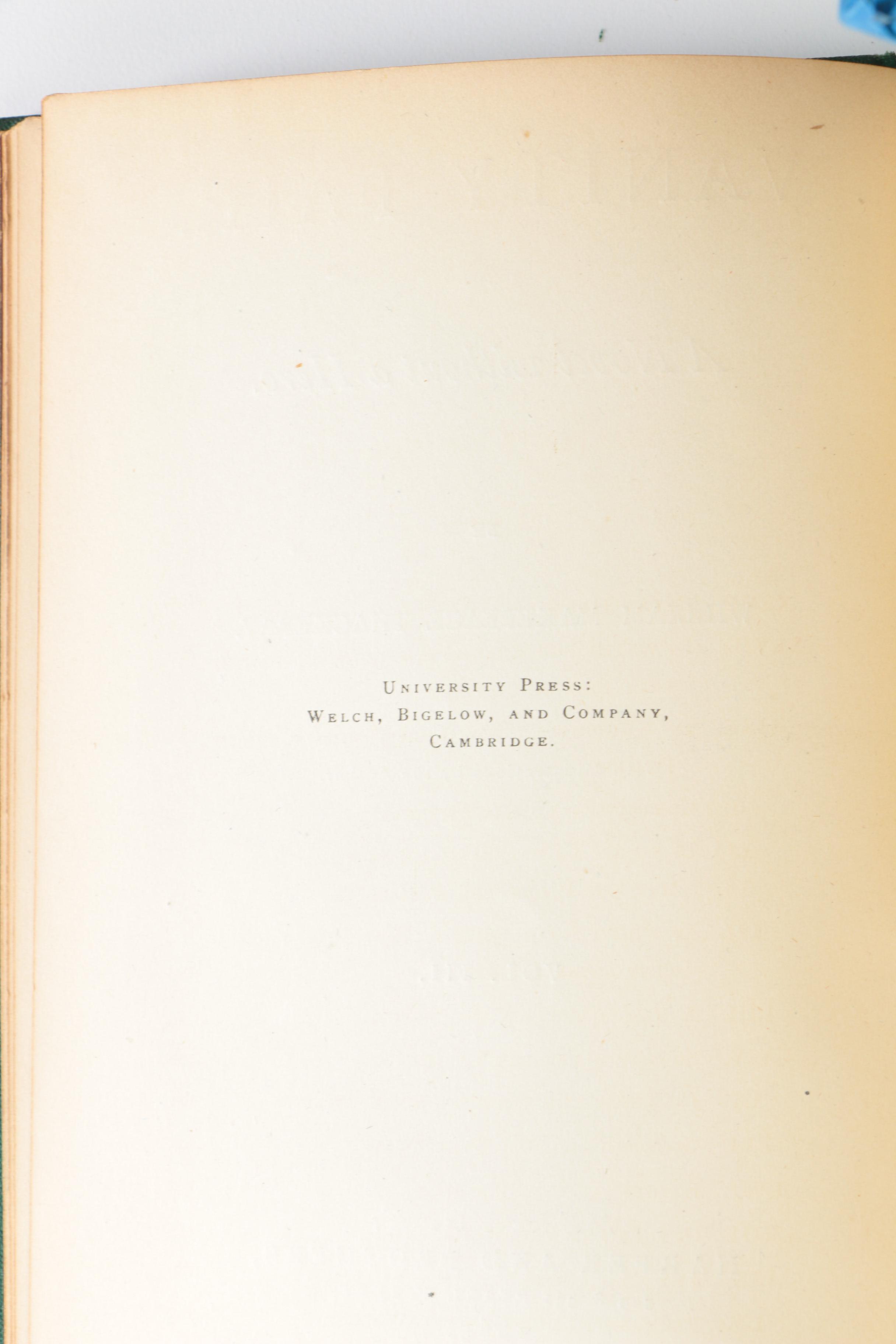 1865 Three Volume Set of "Vanity Fair" by William Makepeace Thackeray