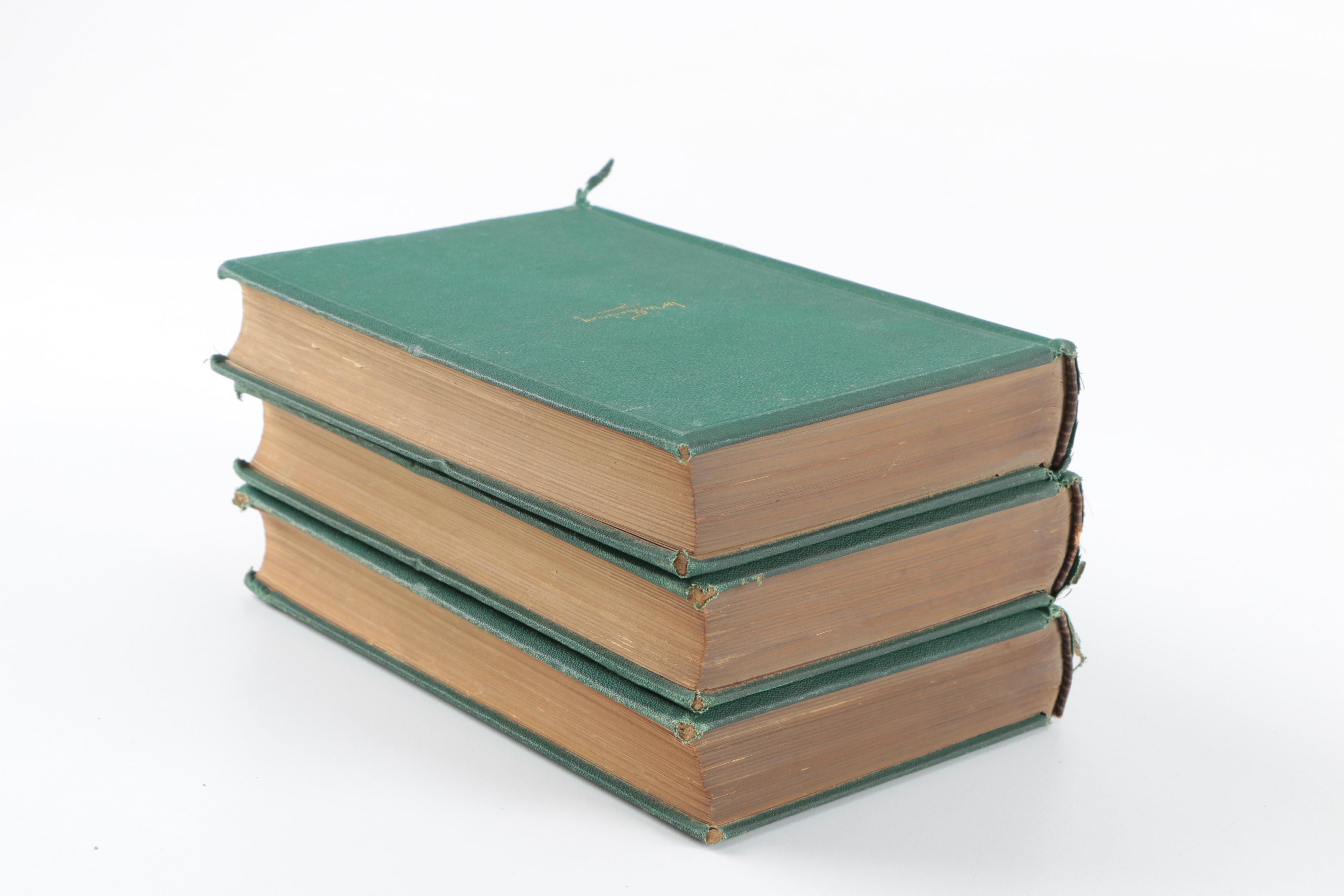 1865 Three Volume Set of "Vanity Fair" by William Makepeace Thackeray