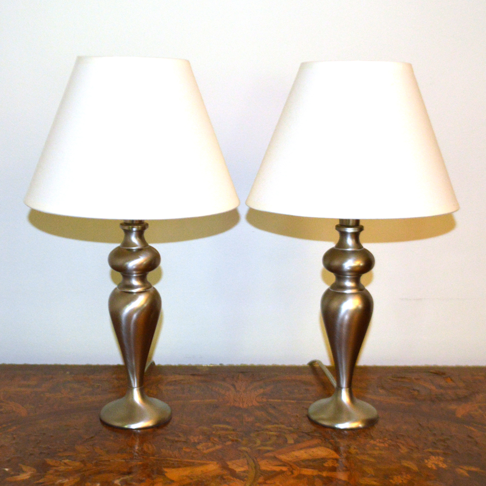 Brushed Nickel Accent Lamps
