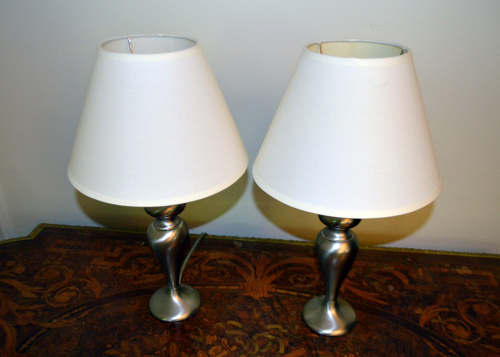 Brushed Nickel Accent Lamps