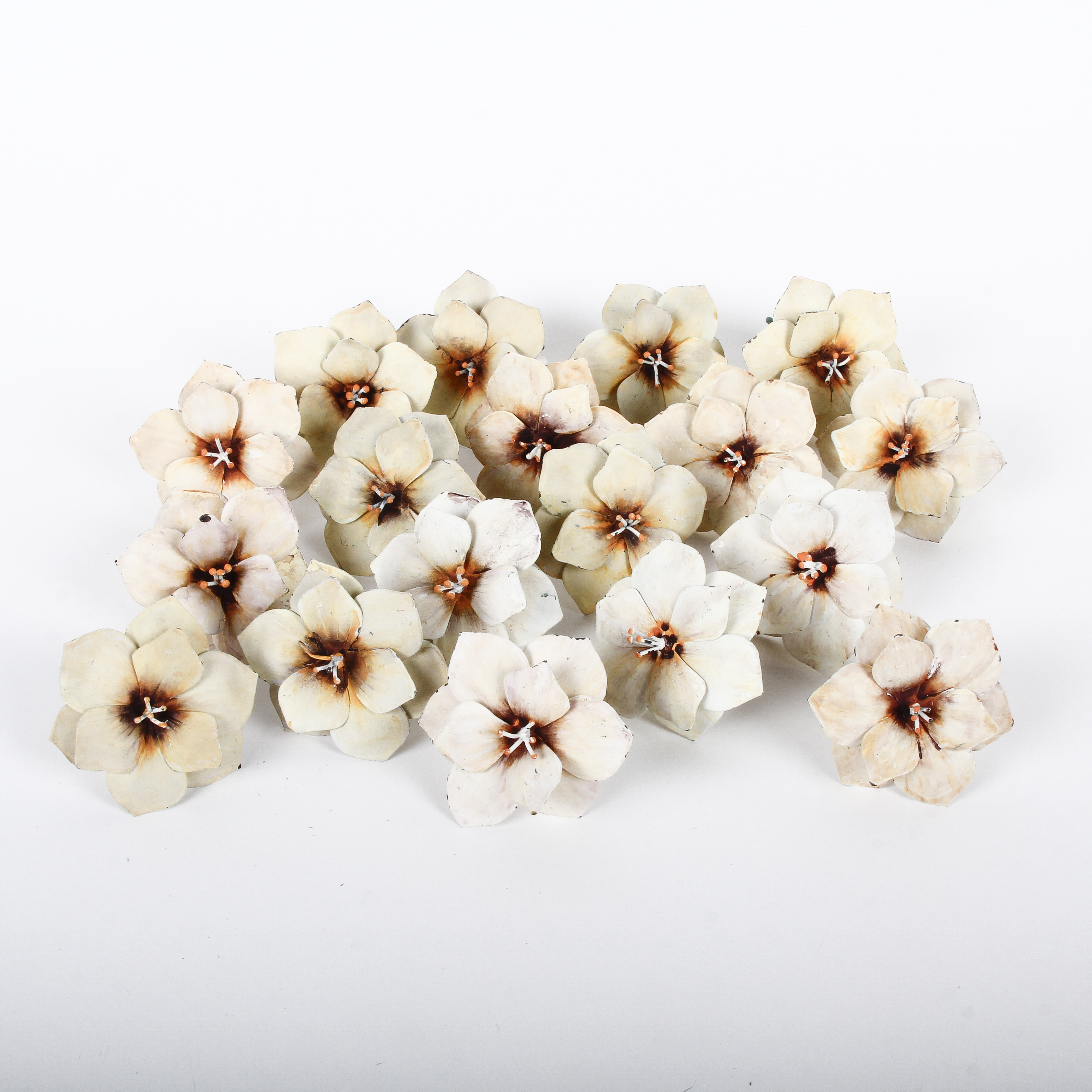 White Floral Napkin Rings