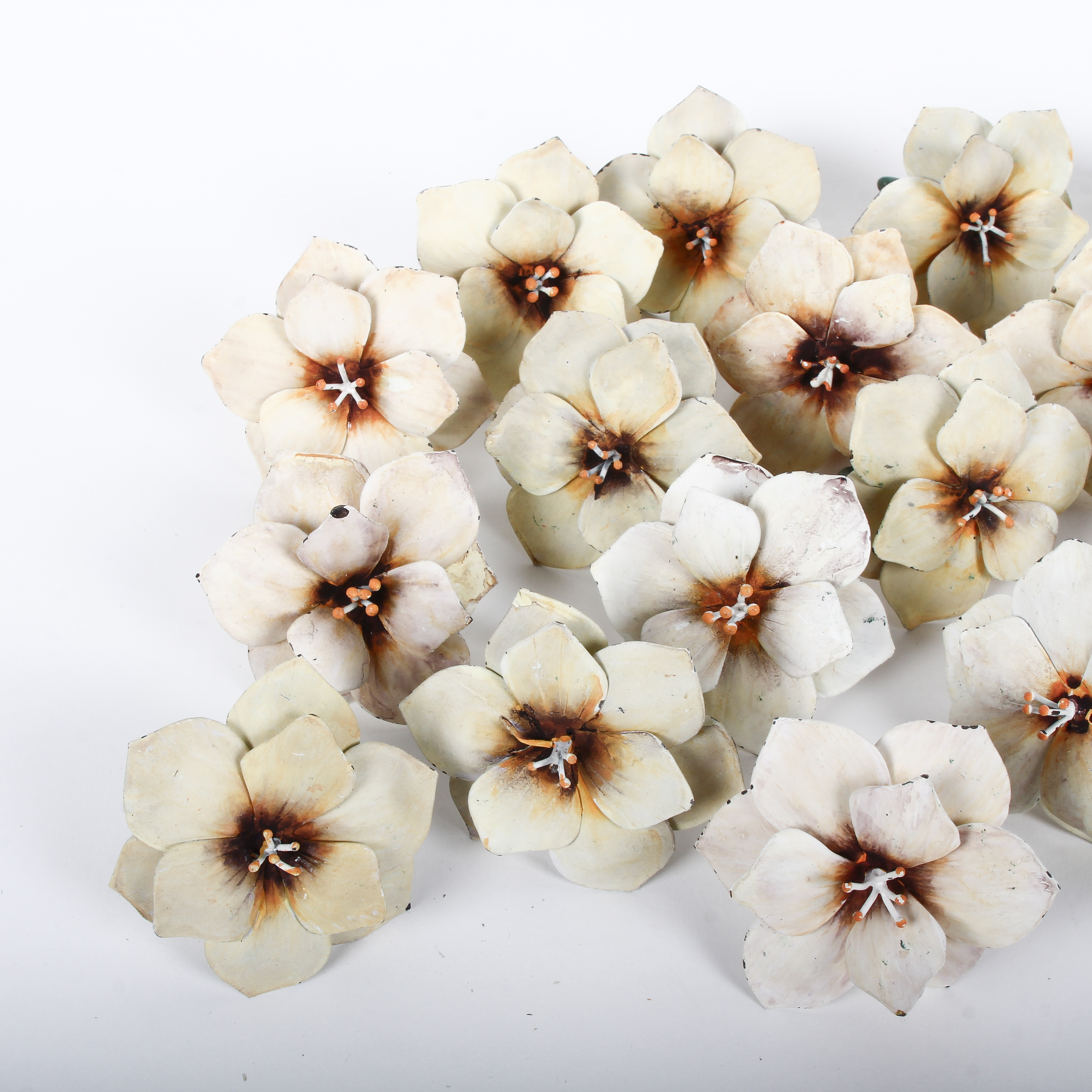 White Floral Napkin Rings