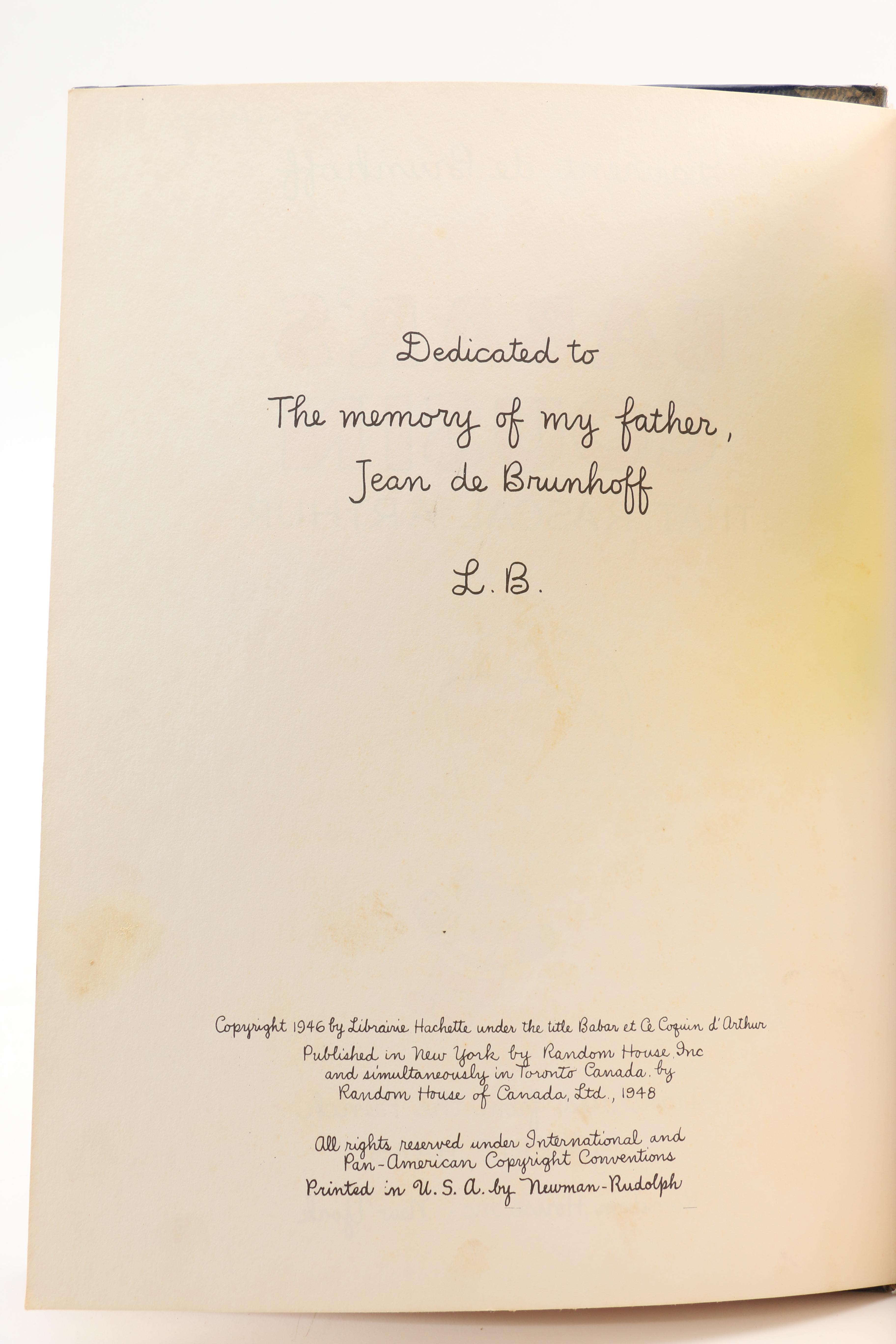 Vintage "Babar the Elephant" Children's Books