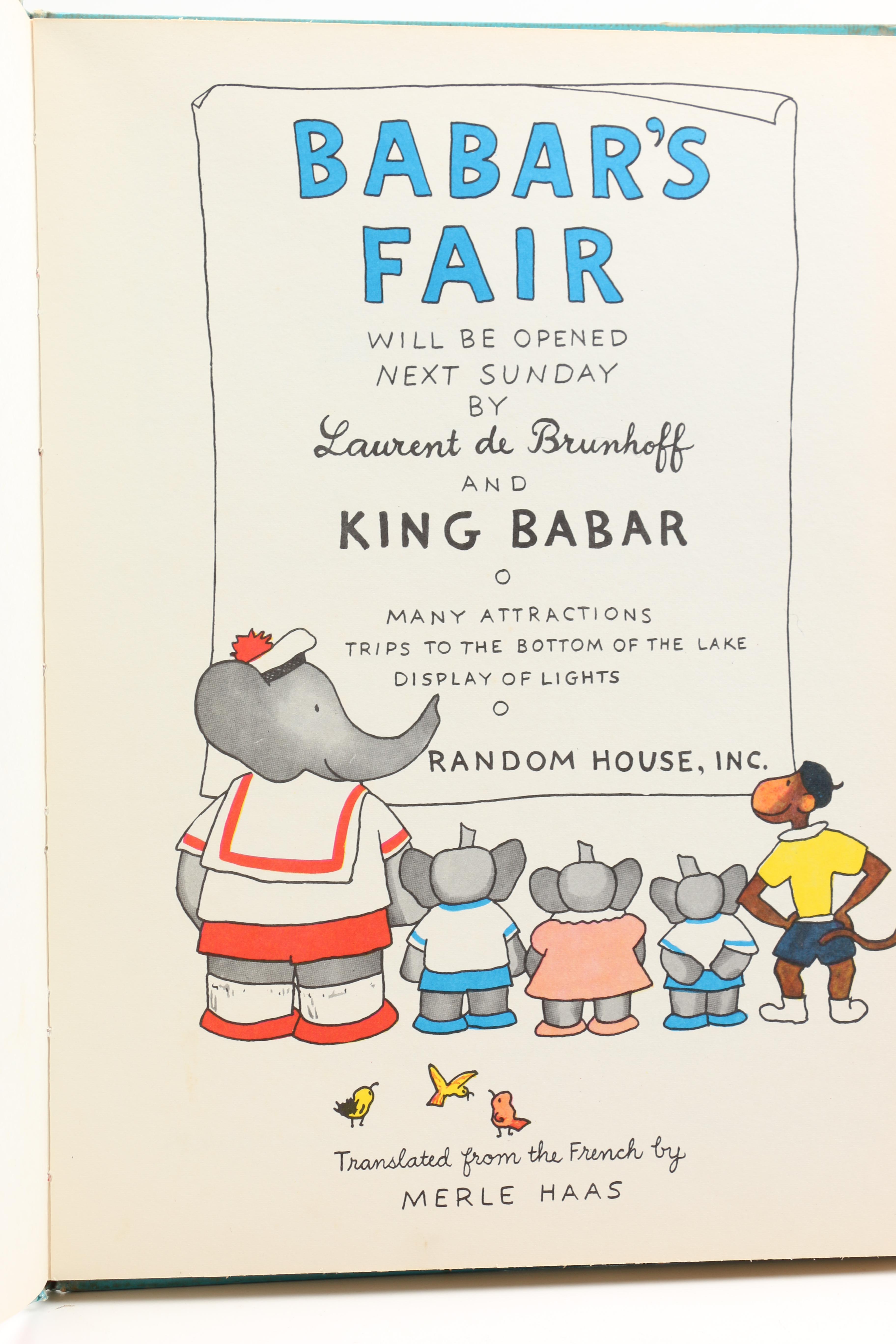 Vintage "Babar the Elephant" Children's Books