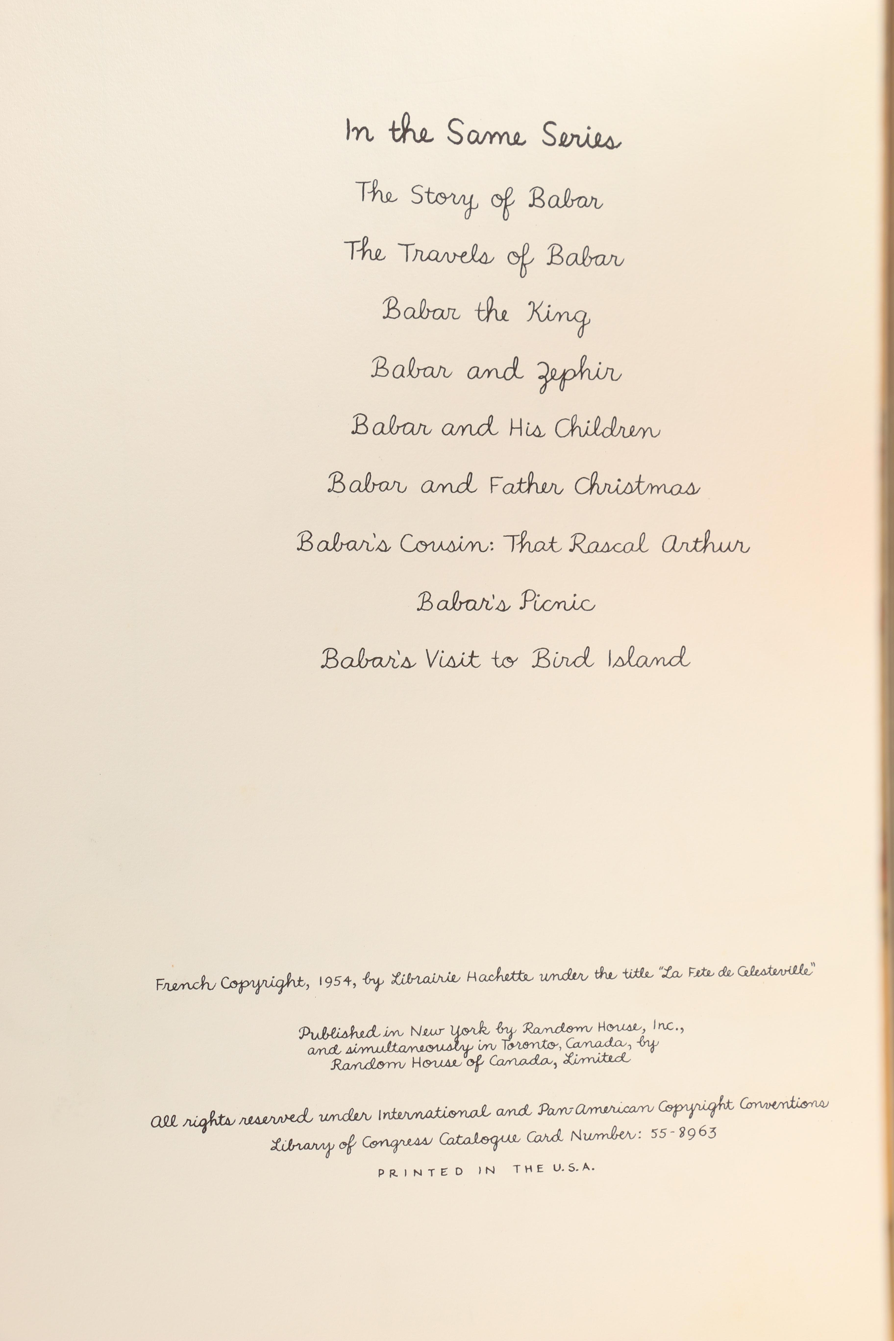 Vintage "Babar the Elephant" Children's Books