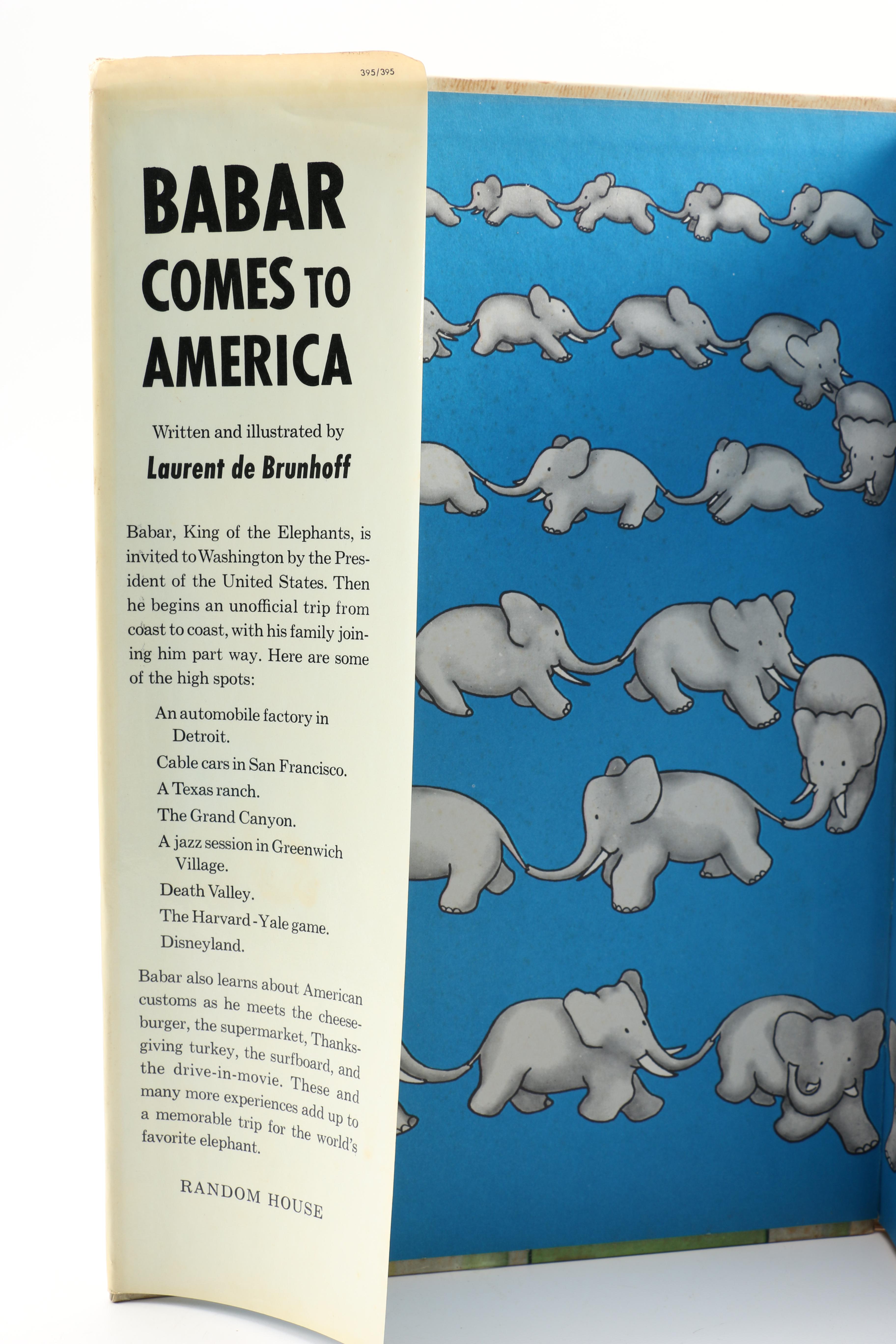 Vintage "Babar the Elephant" Children's Books