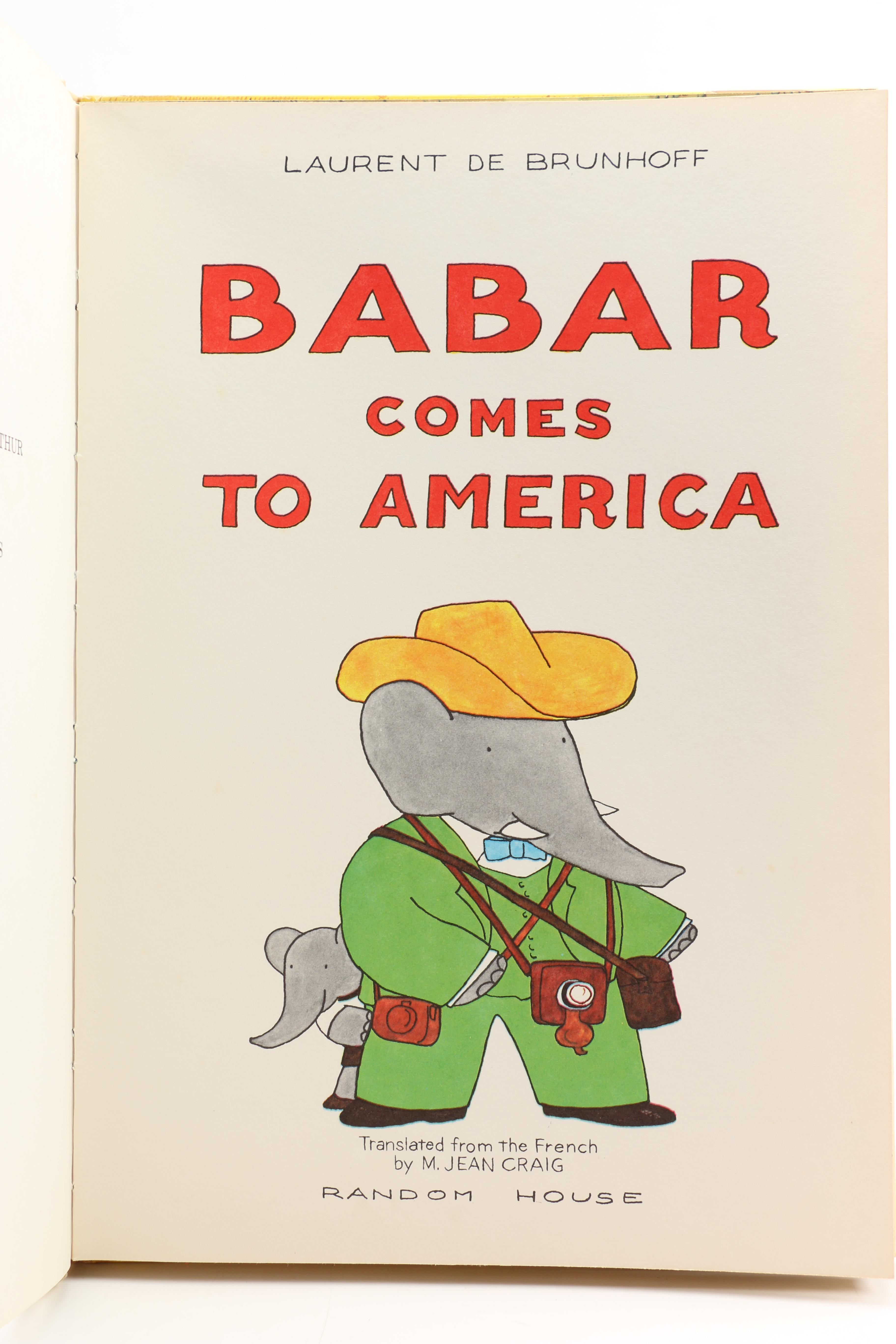 Vintage "Babar the Elephant" Children's Books