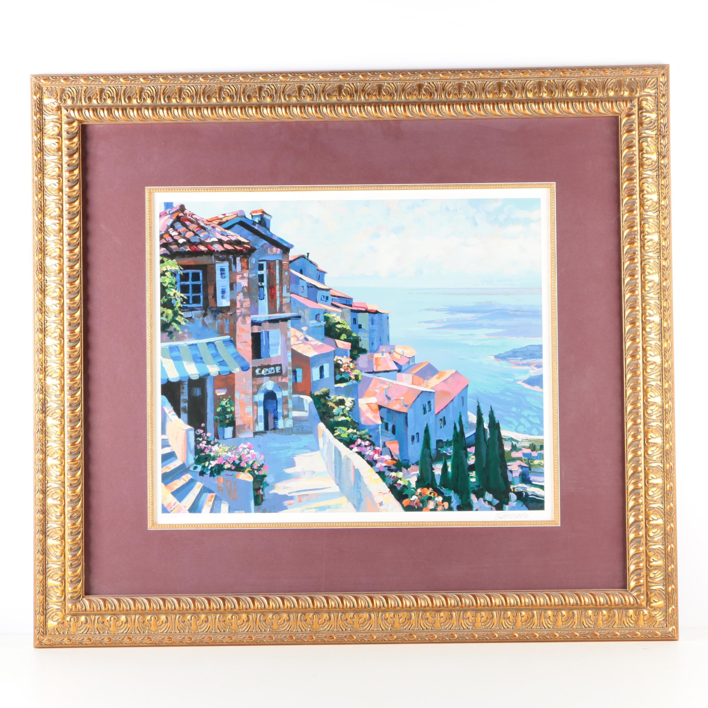 Howard Behrens Limited Edition Serigraph on Paper "Provence"