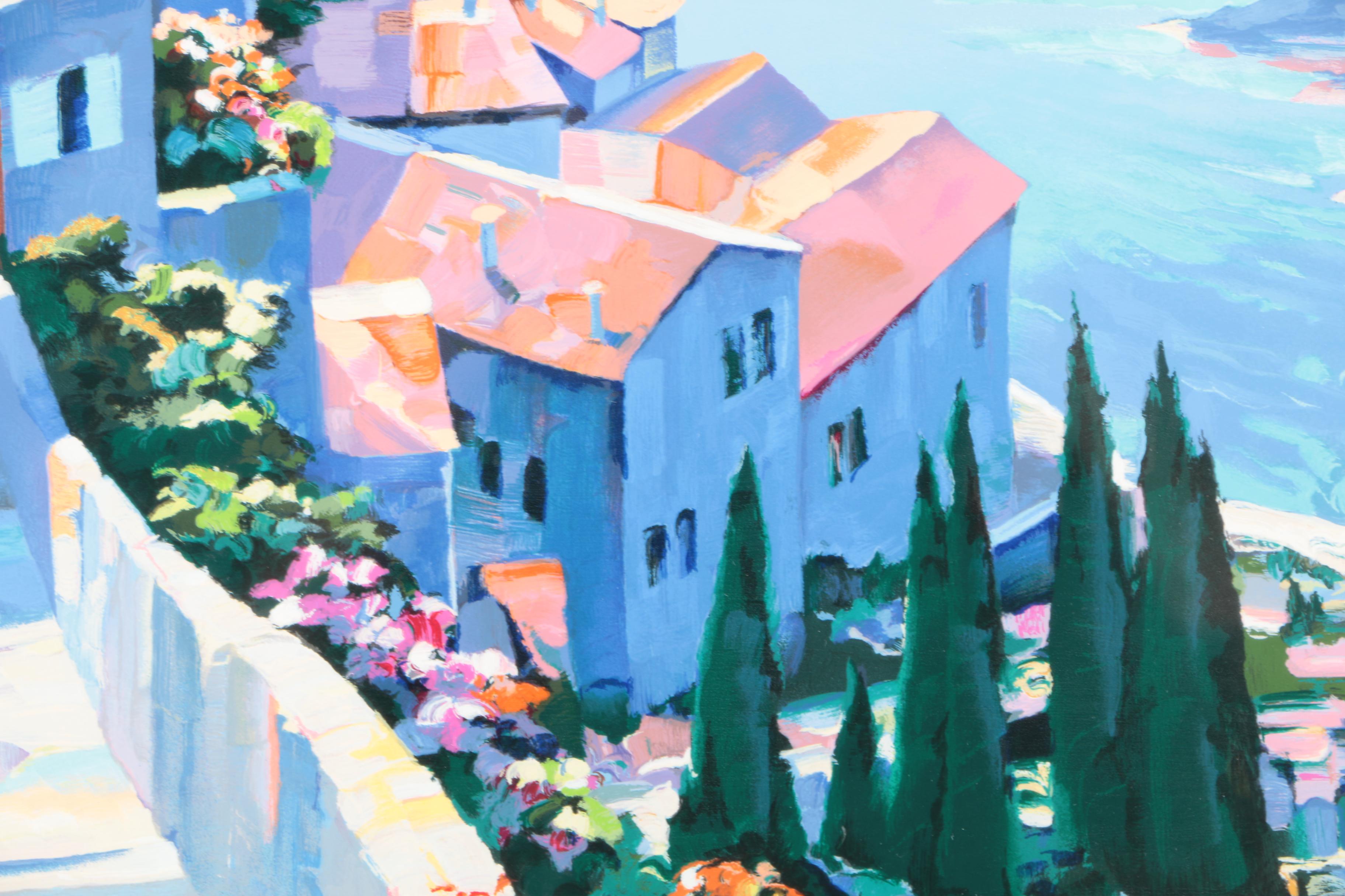 Howard Behrens Limited Edition Serigraph on Paper "Provence"