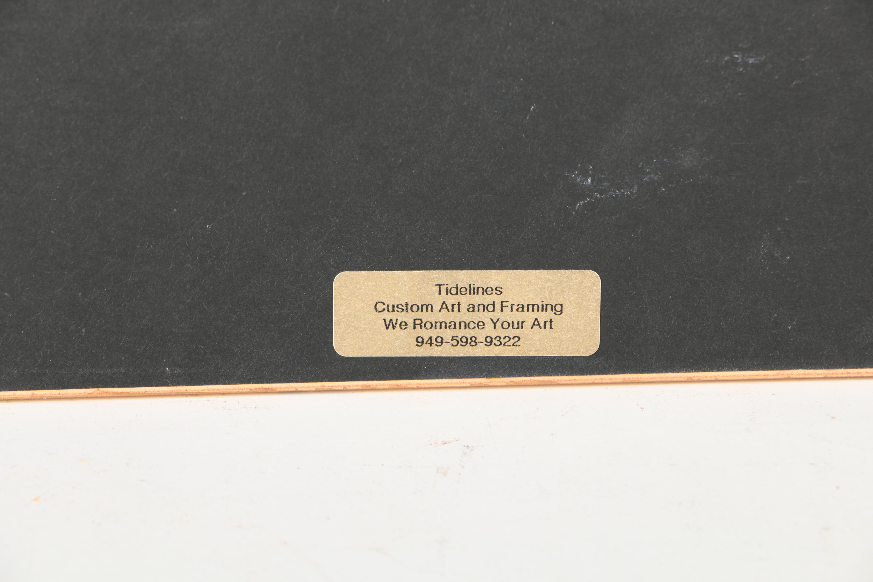 Howard Behrens Limited Edition Serigraph on Paper "Provence"