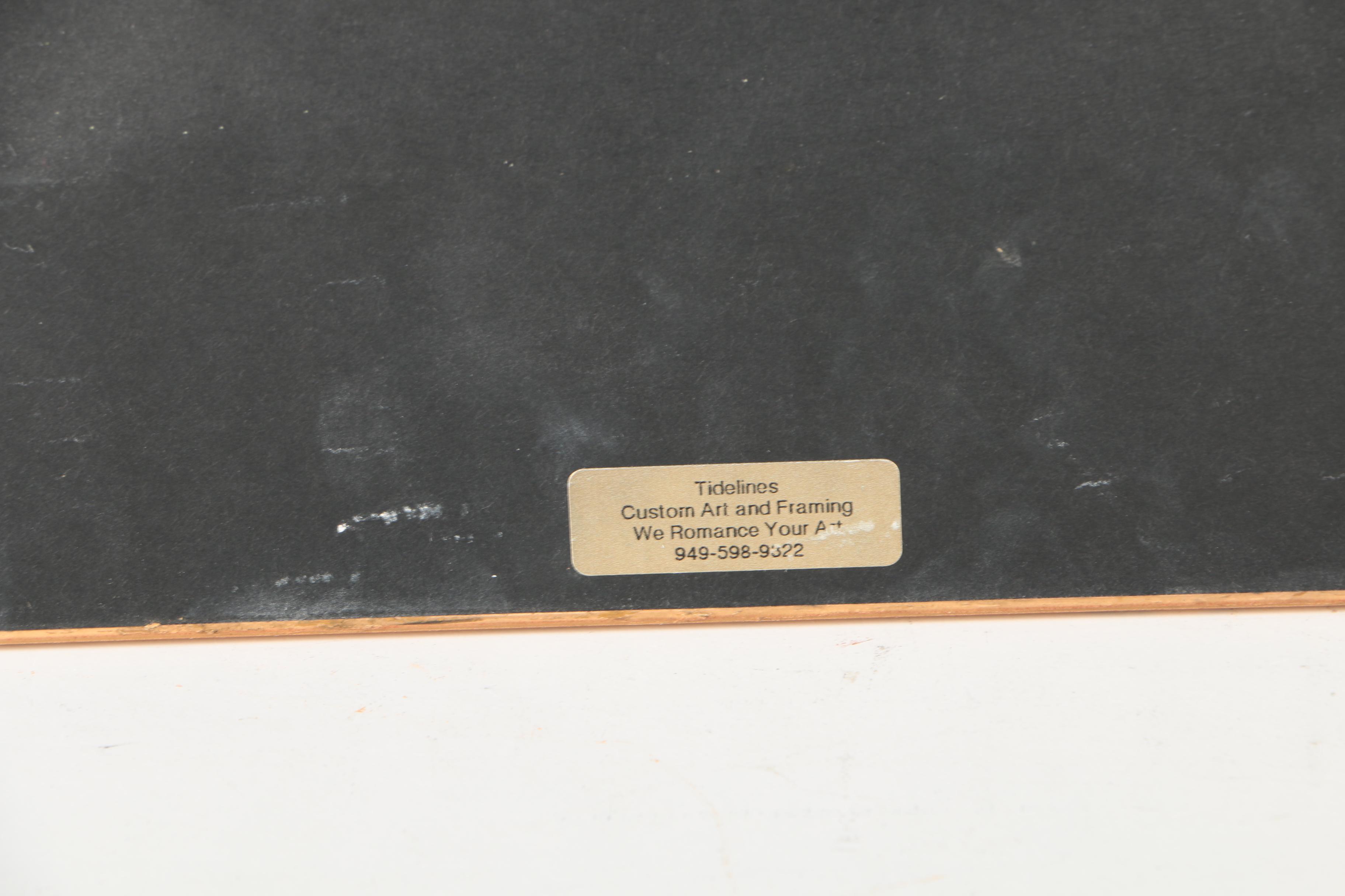 Howard Behrens Limited Edition Serigraph "Normandy Village" From the "French Suite"