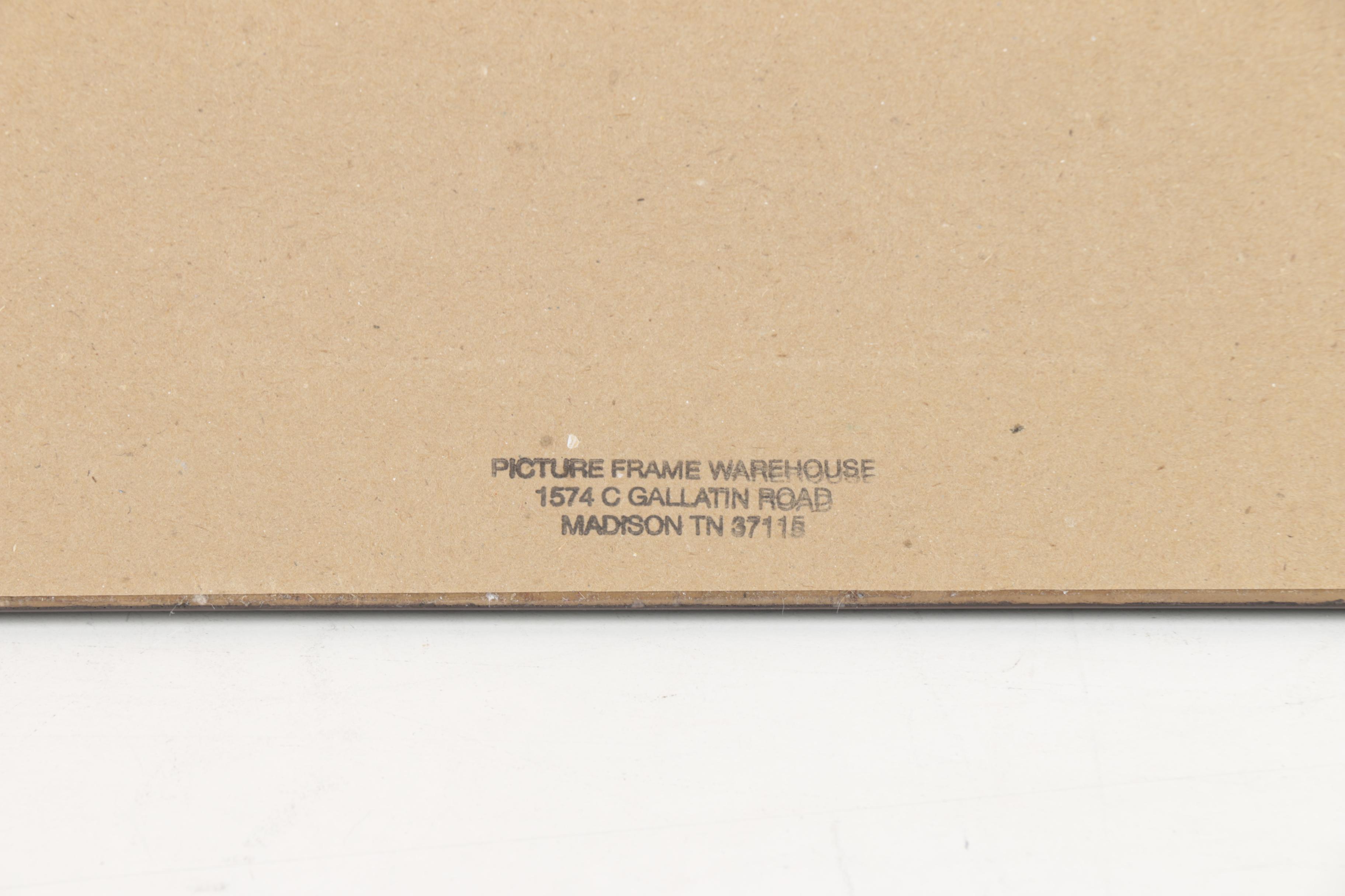 Phil Ponder Limited Edition Offset Lithograph on Paper "A View of Nashville"