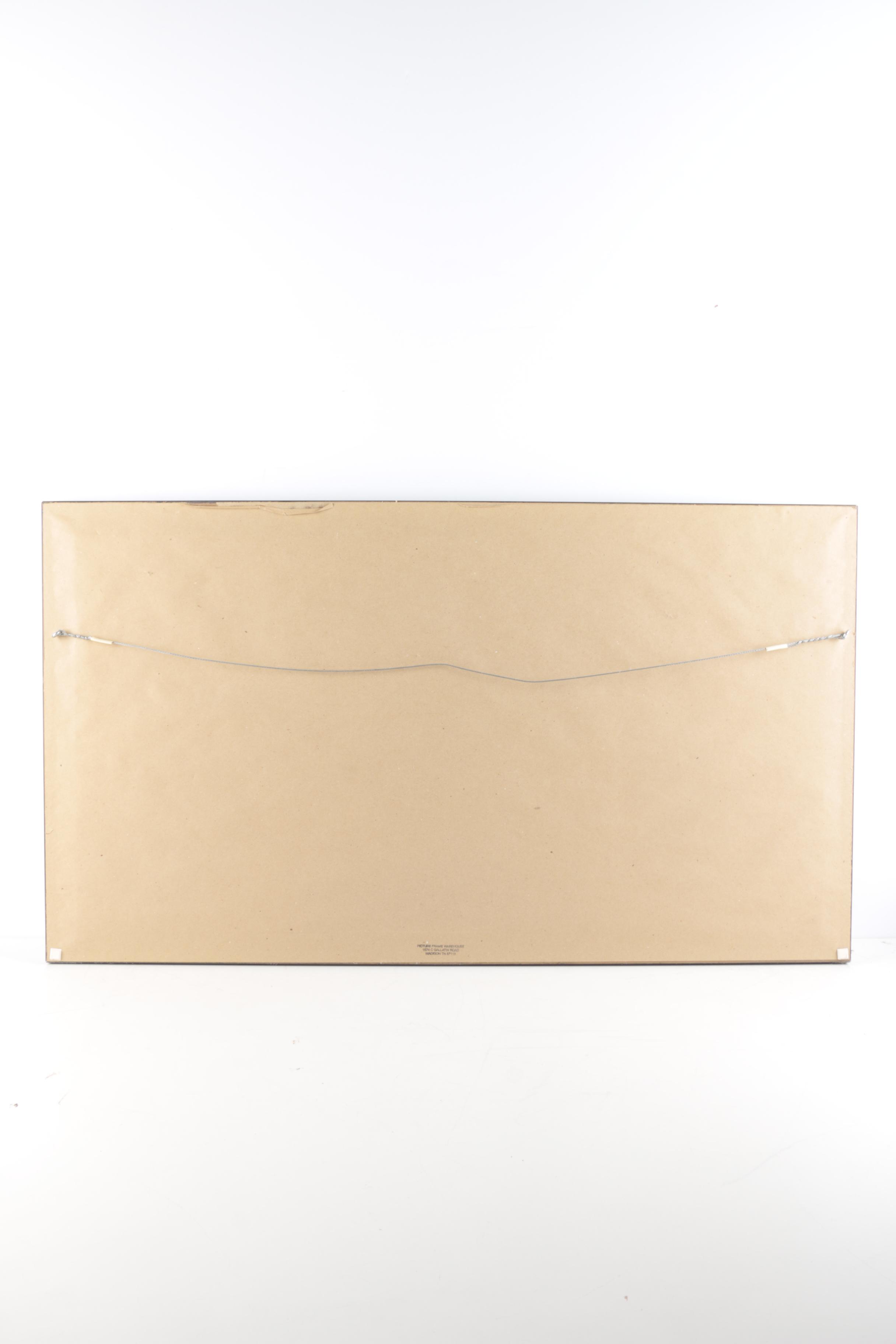 Phil Ponder Limited Edition Offset Lithograph on Paper "A View of Nashville"