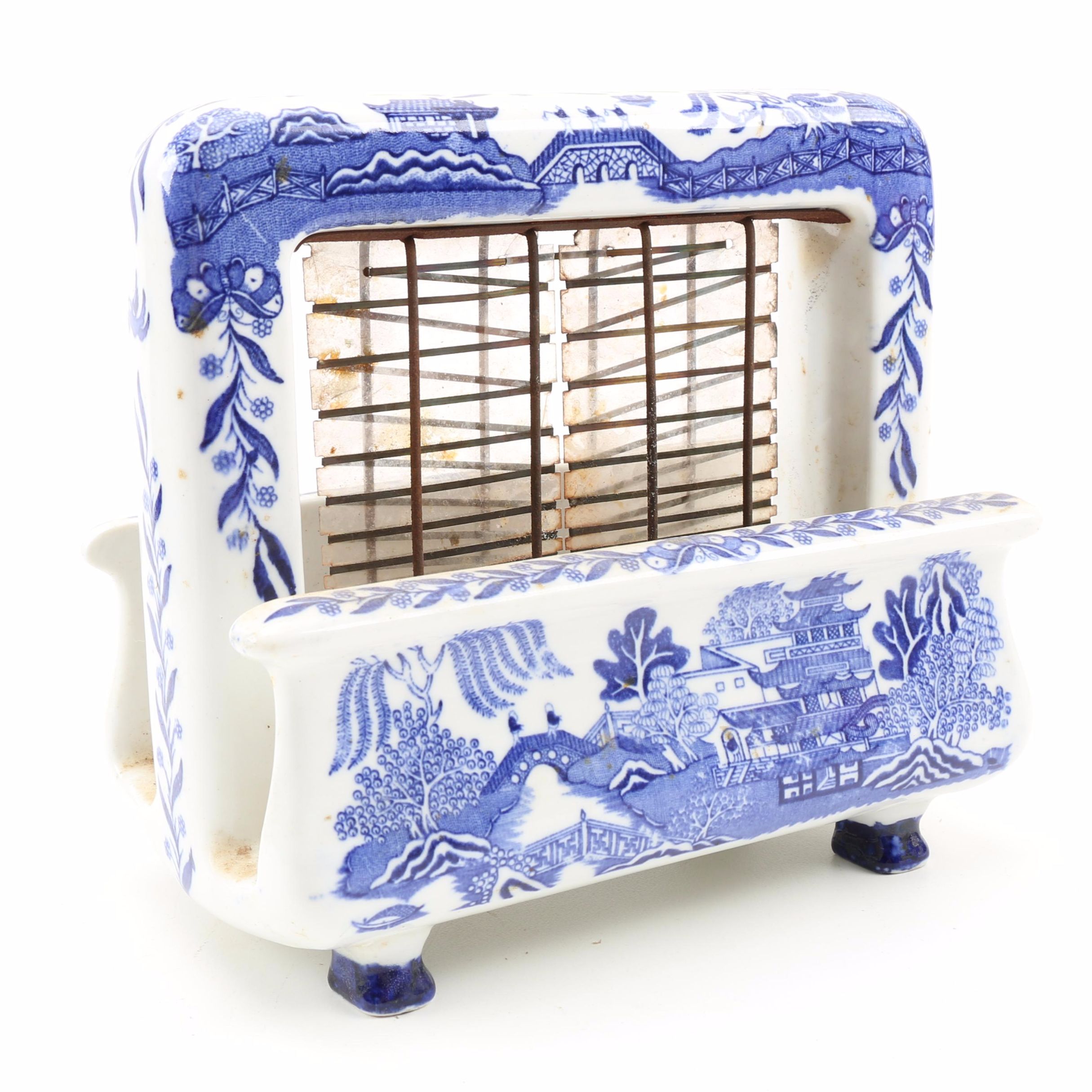 Vintage "Blue Willow" Toastrite Electric Toaster