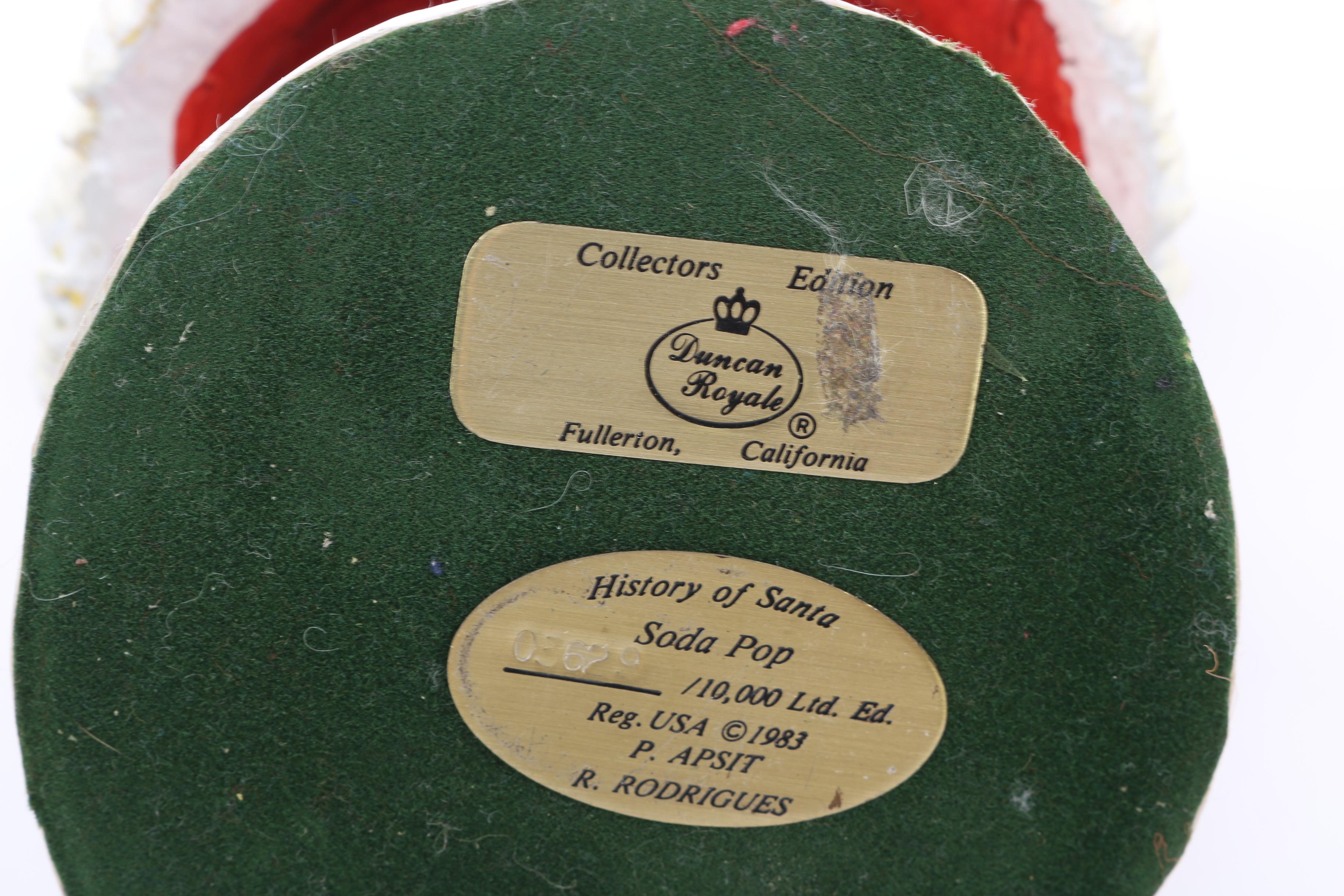 Vintage Duncan Royale Collectors Edition "Soda Pop Santa"