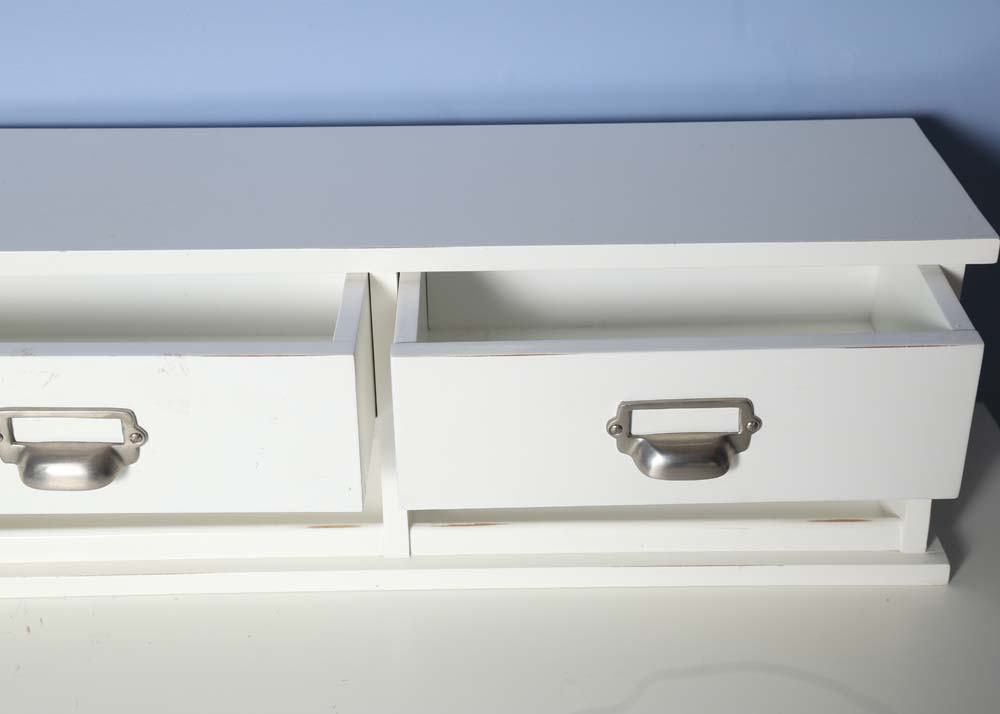 White Writing Desk with Hutch by Pottery Barn