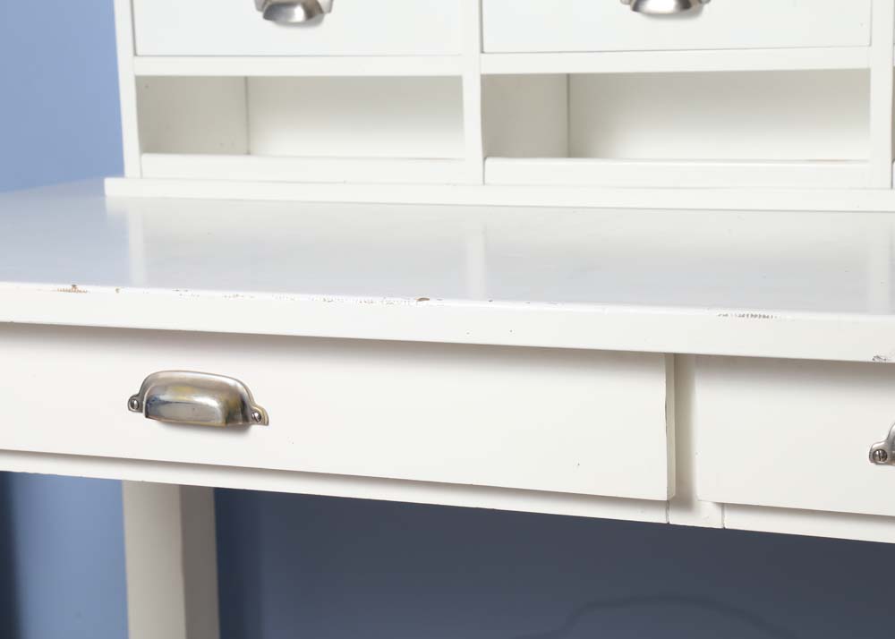 White Writing Desk with Hutch by Pottery Barn