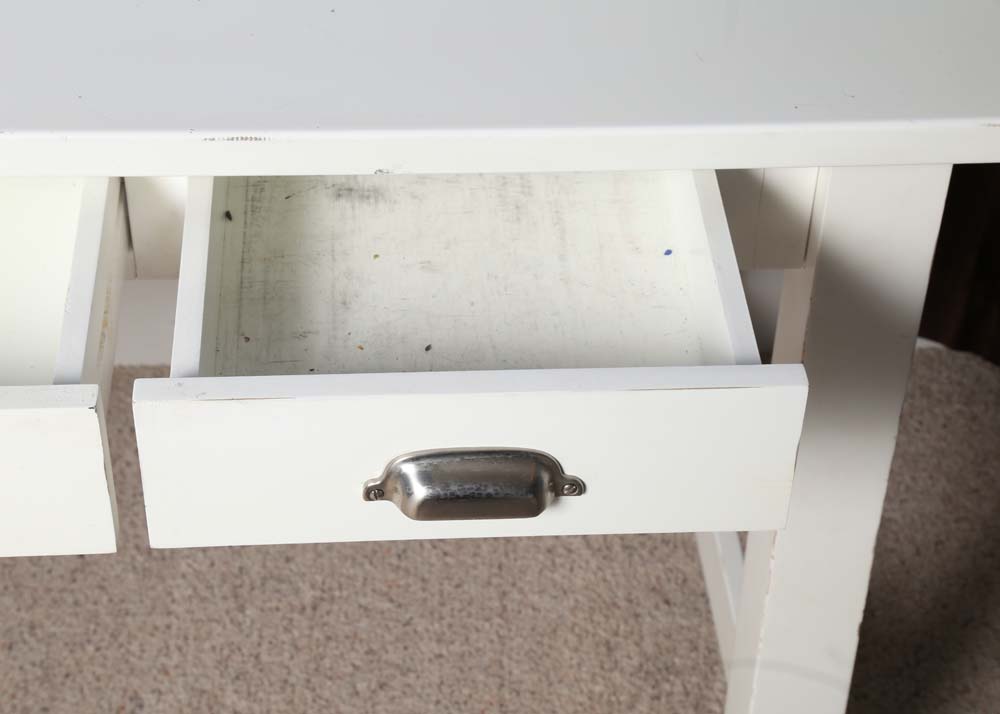 White Writing Desk with Hutch by Pottery Barn