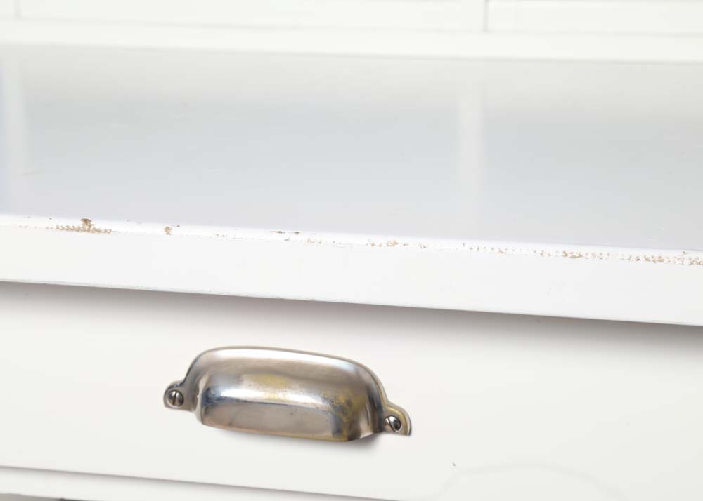 White Writing Desk with Hutch by Pottery Barn