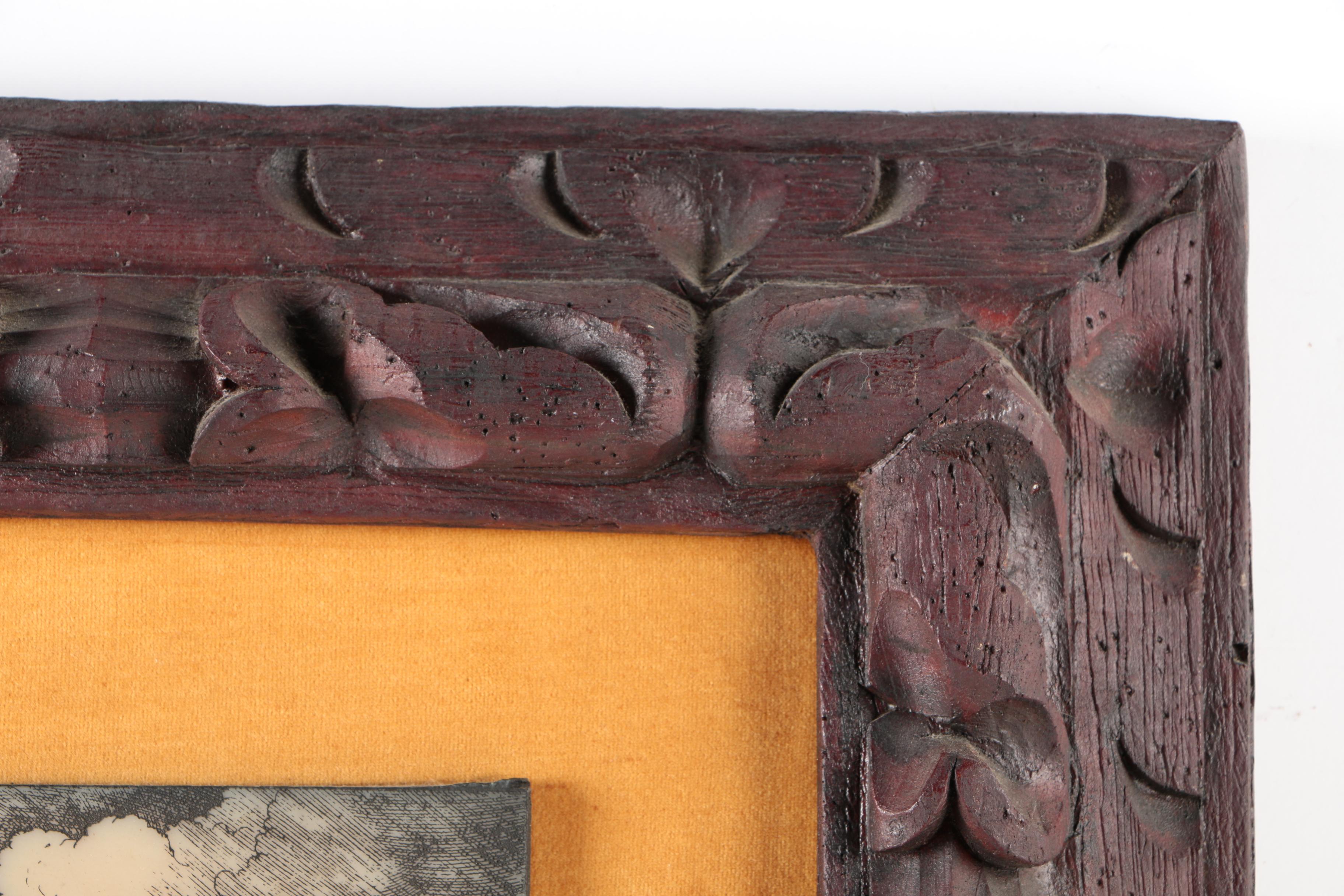 Scrimshaw on Imitation Ivory After Pieter Bruegel and Franz Huys "Bateau de Guerre"