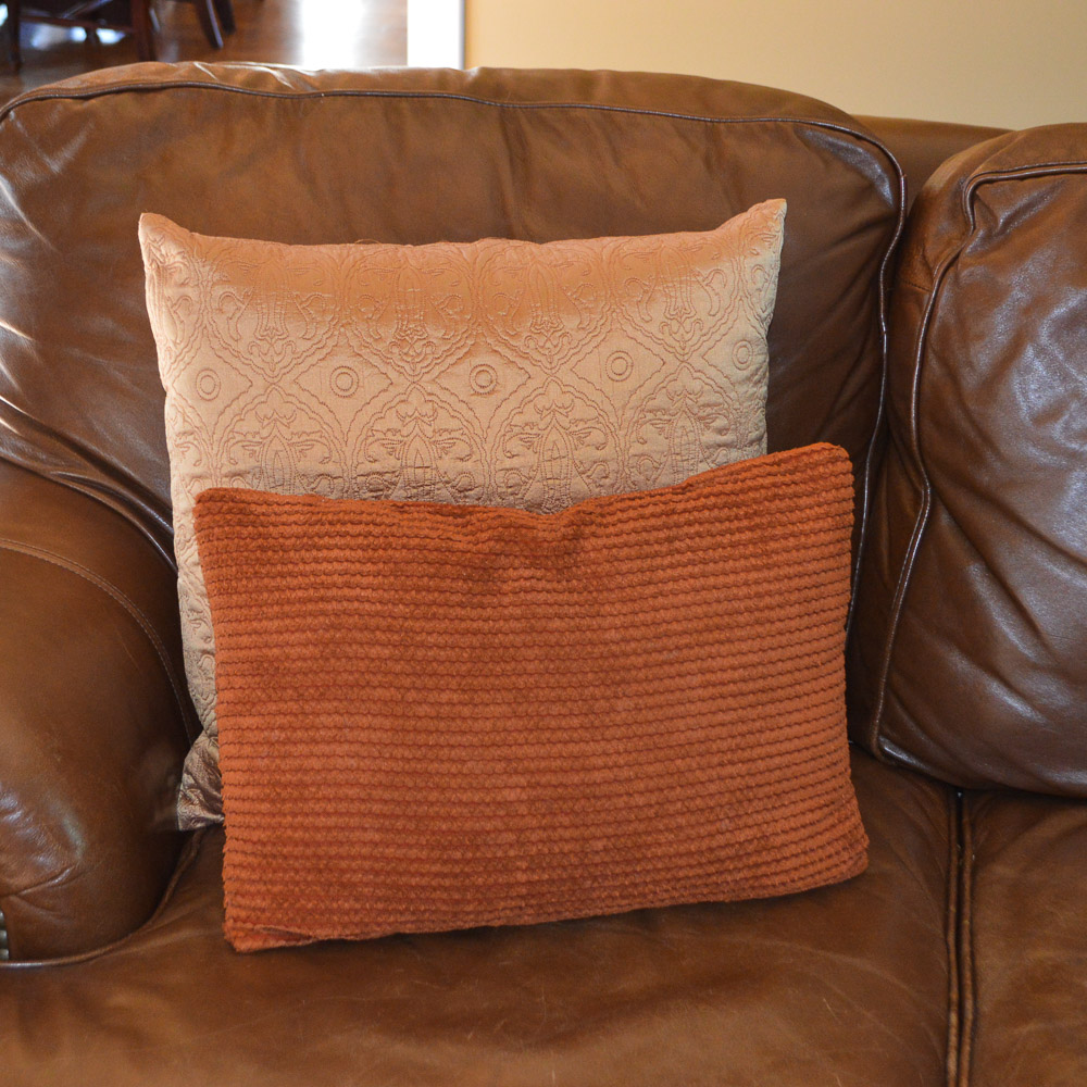 "Earnest Hemingway Collection" Brown Leather Sofa by Thomasville