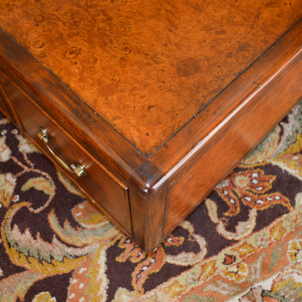 "Ernest Hemingway Collection" Burl Coffee Table by Thomasville