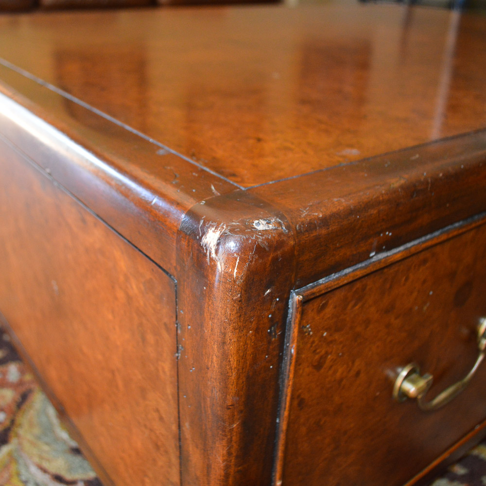 "Ernest Hemingway Collection" Burl Coffee Table by Thomasville