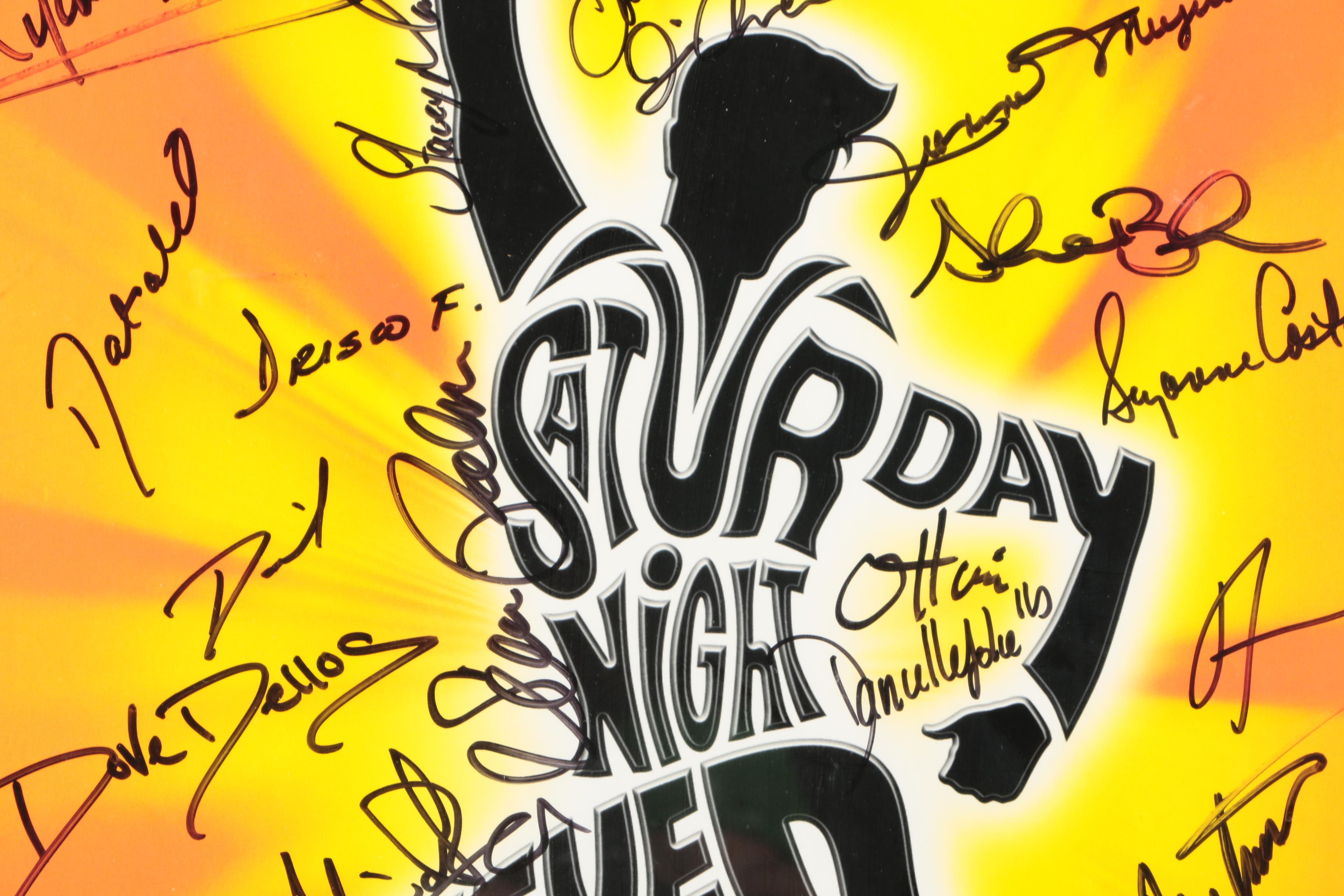 Offset Lithograph "Saturday Night Fever" Signed Broadway Musical Poster