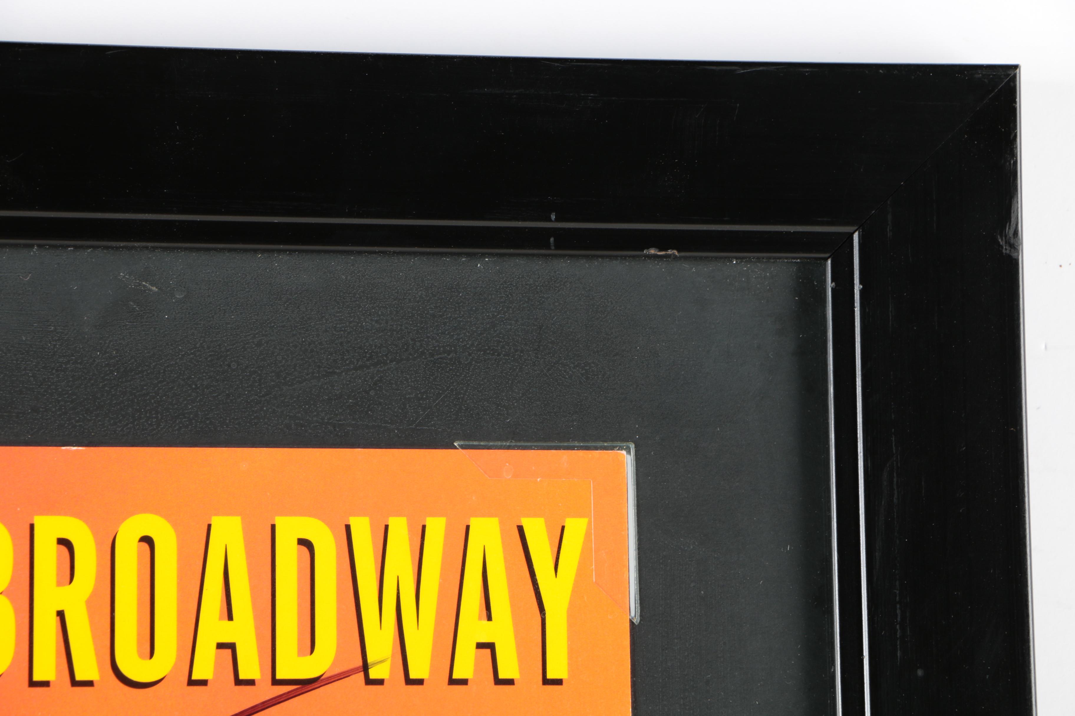 Offset Lithograph "Saturday Night Fever" Signed Broadway Musical Poster